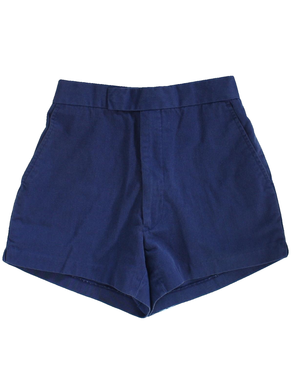 Vintage 80s Shorts: 80s -Oshmans Club- Mens slightly faded navy blue ...