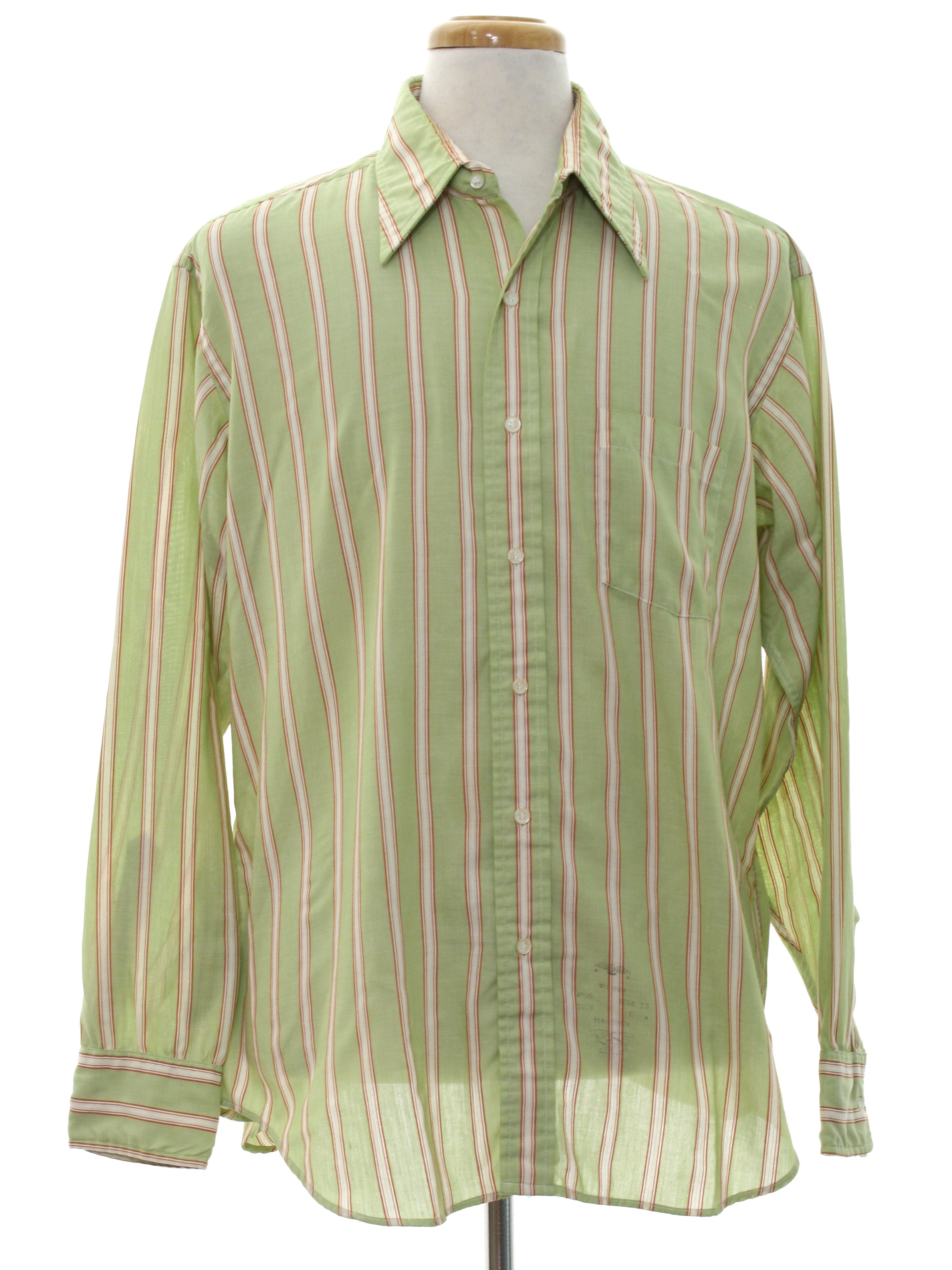 Vintage Eagle Shirt Makers 1970s Shirt: 70s -Eagle Shirt Makers- Mens 