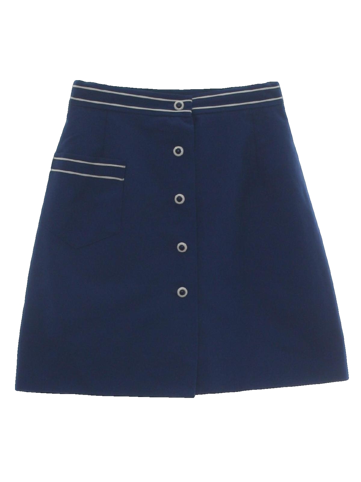 1970's Vintage Koret Shorts: 70s -Koret- Womens navy blue background ...