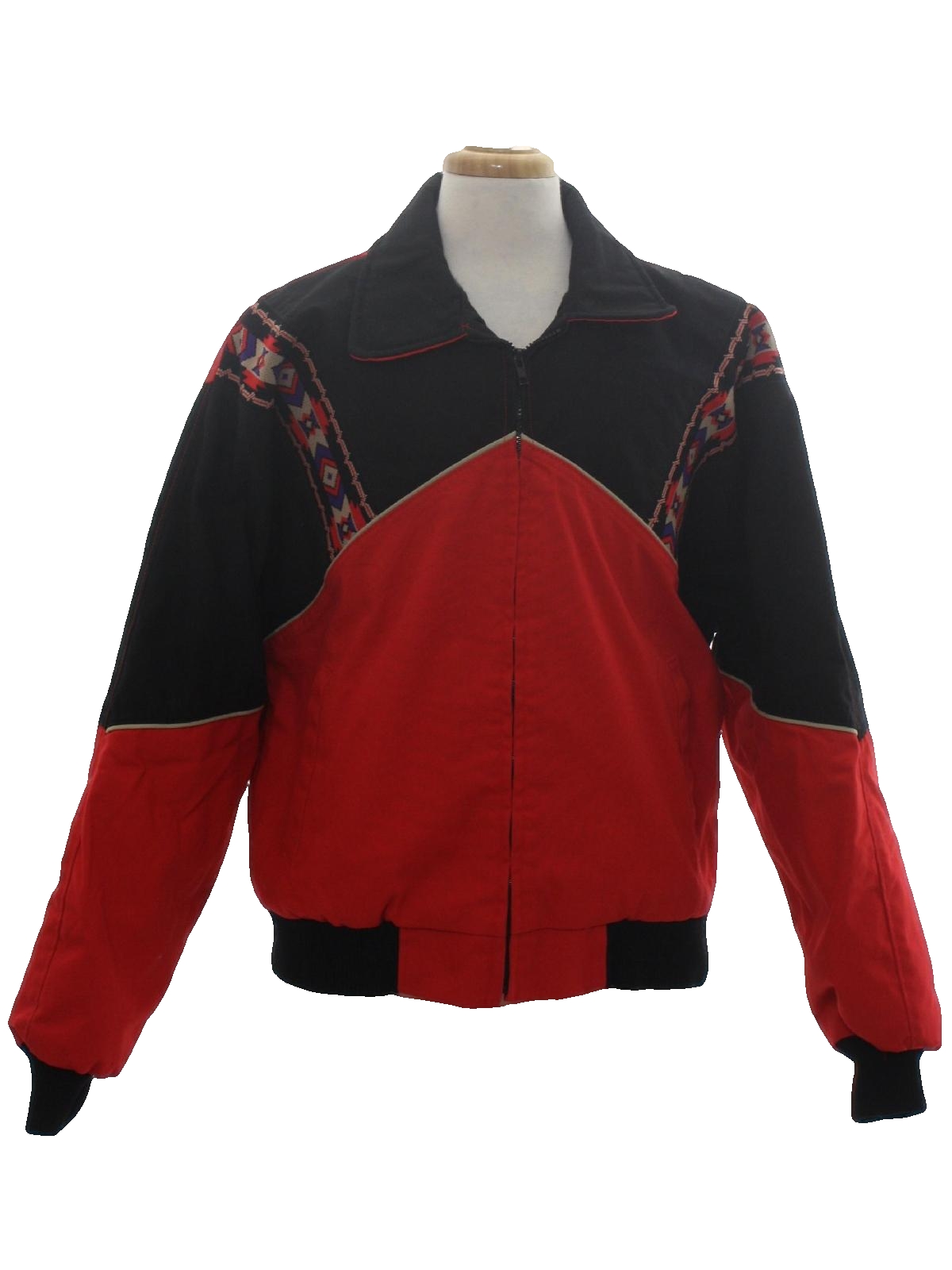 Davis James Eighties Vintage Jacket: 80s -Davis James- Mens red and ...