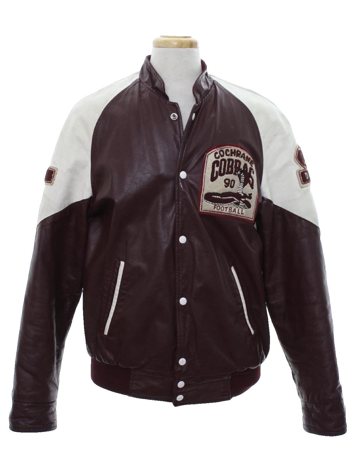 1990's Vintage Cochrane Trophy & Engraving Leather Jacket 90s