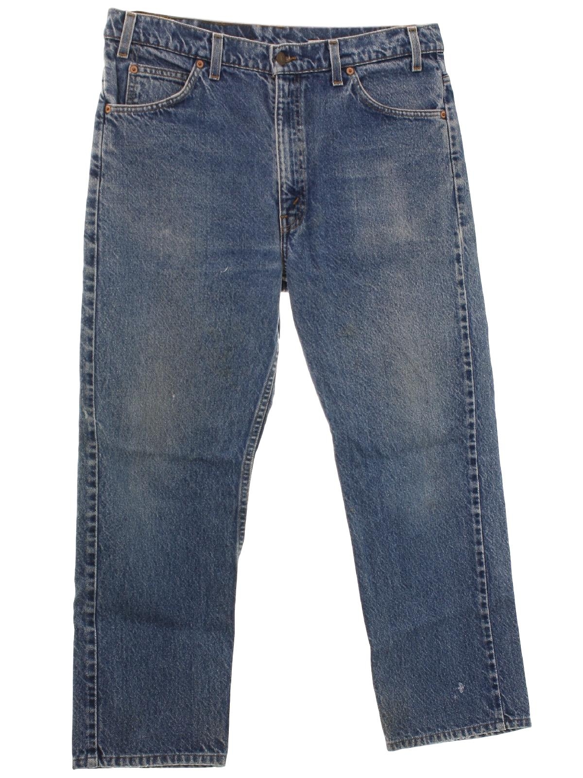 Levis 505s 1990s Vintage Pants: 90s -Levis 505s- Mens dark blue ...