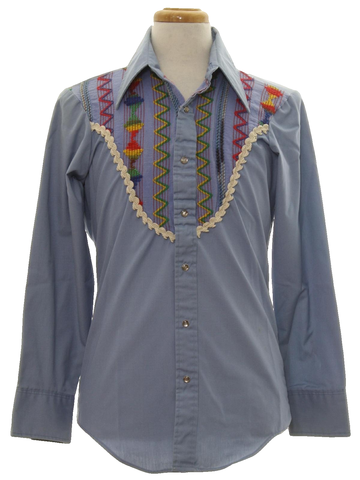 Sixties Vintage Western Shirt: Late 60s -Manchester Shirts Ltd ...