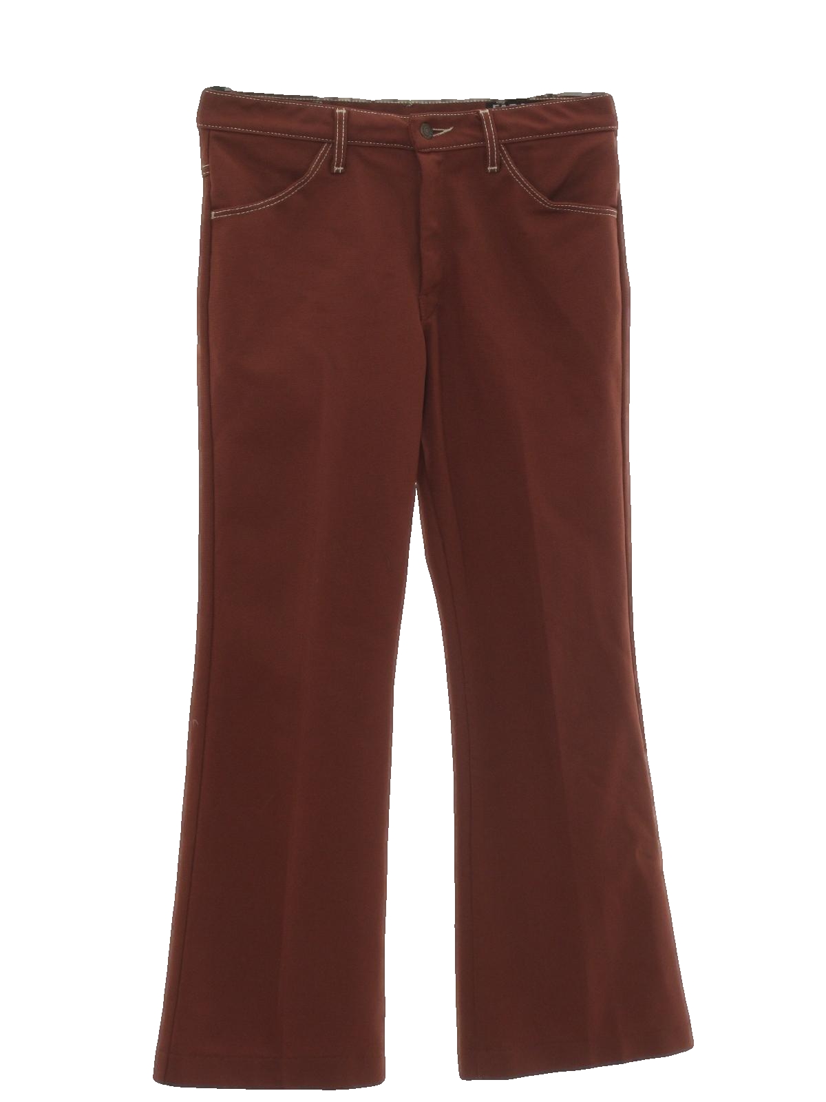 1970's Vintage Farah Bellbottom Pants: 70s -Farah- Mens dusty rose ...