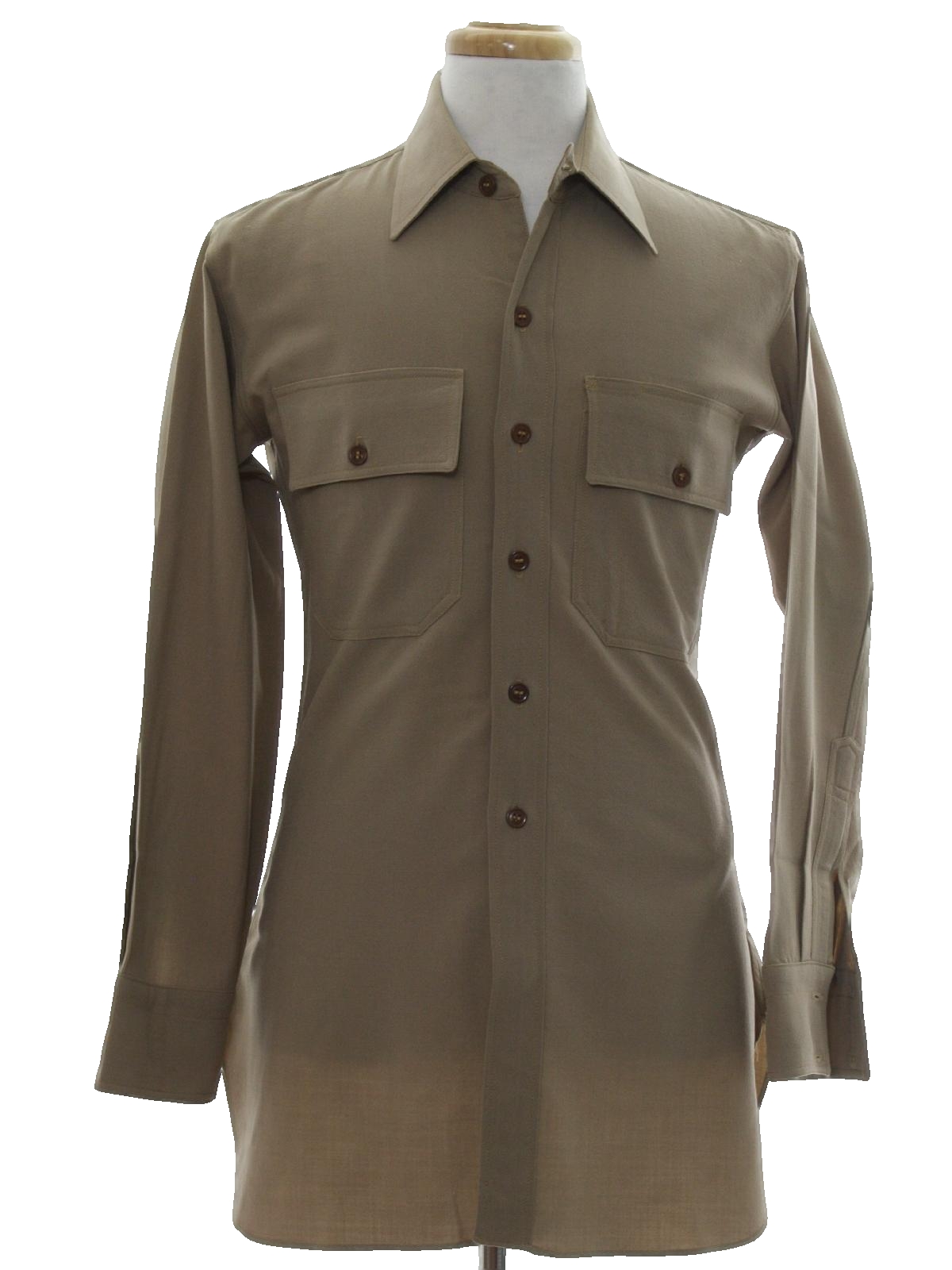 1940s Shirt: 40s -A Bucca Product Made in Australia Made by David Jones ...