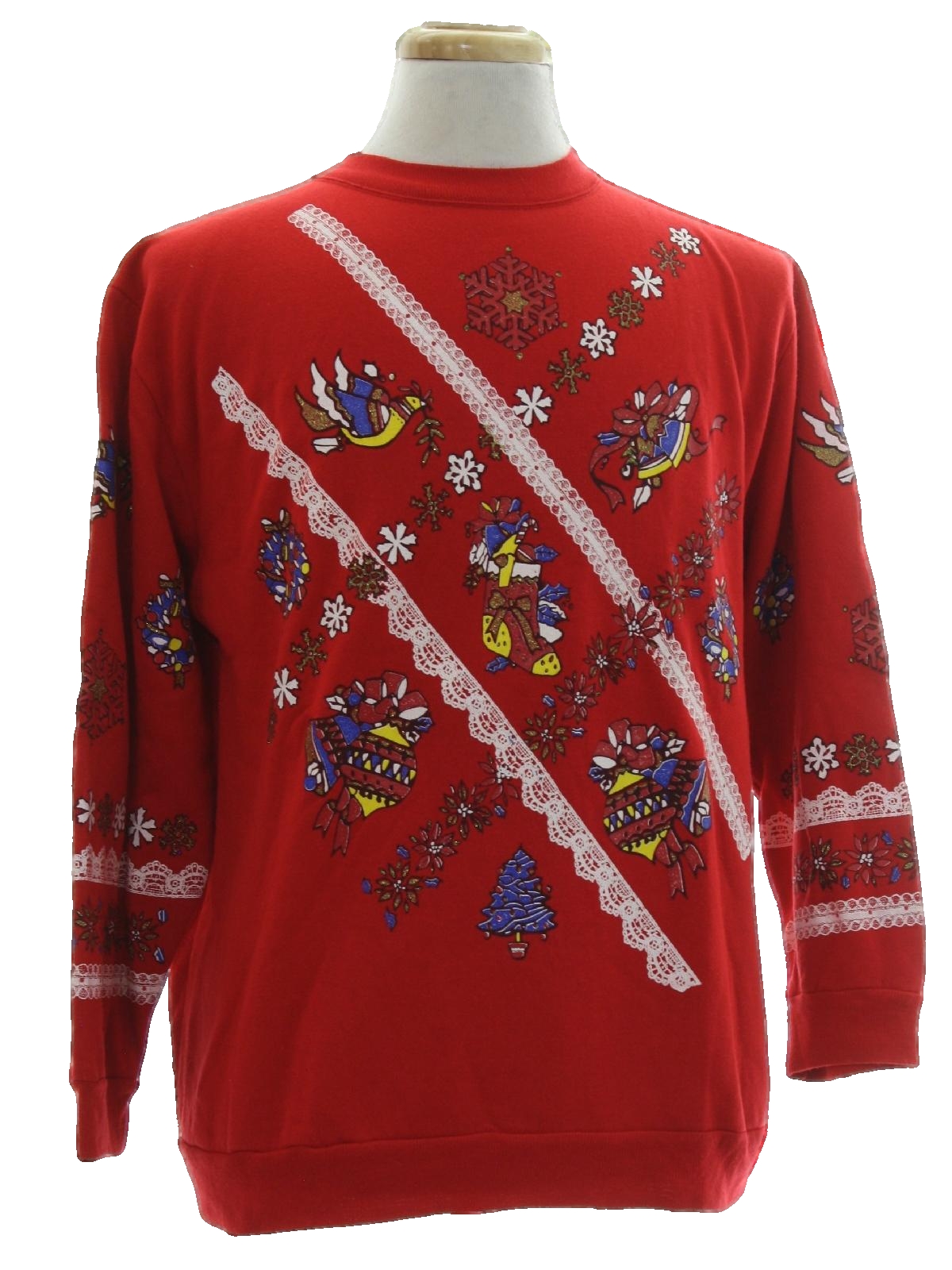 Eighties Vintage Ugly Christmas Sweatshirt: 80s authentic vintage ...