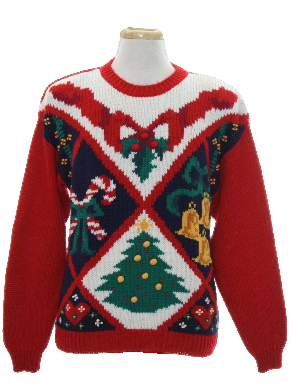 1980s Karen Scott Vintage Ugly Christmas Sweater: 80s authentic vintage ...
