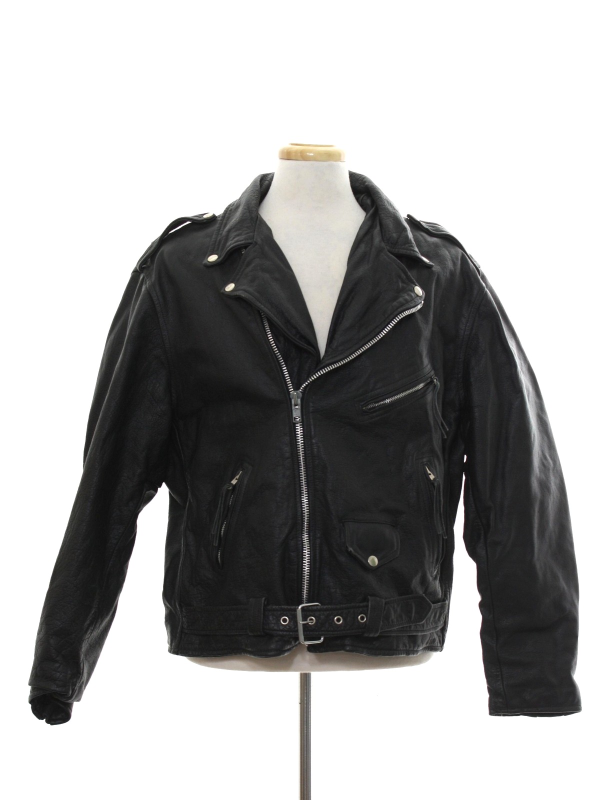 Highway One 1980s Vintage Leather Jacket: Late 80s or Early 90s ...