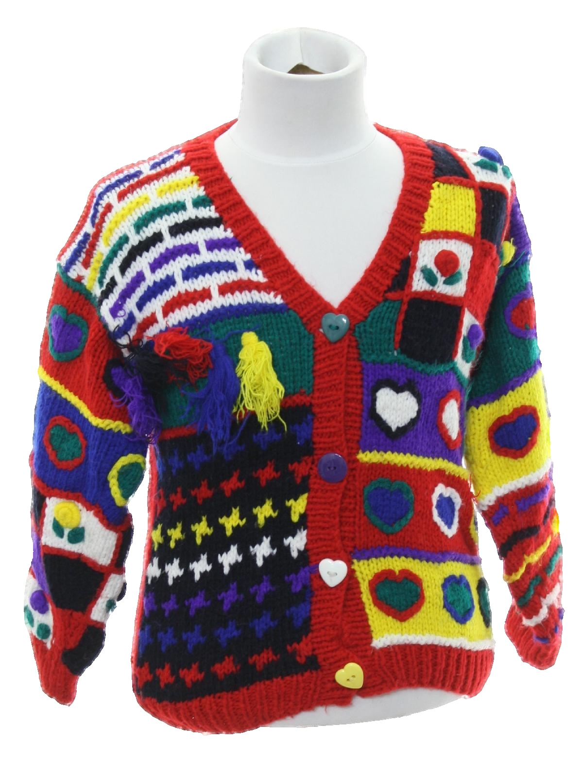 Retro 1980's Caridgan Sweater (Rachels Kids) : 80s style (made more ...