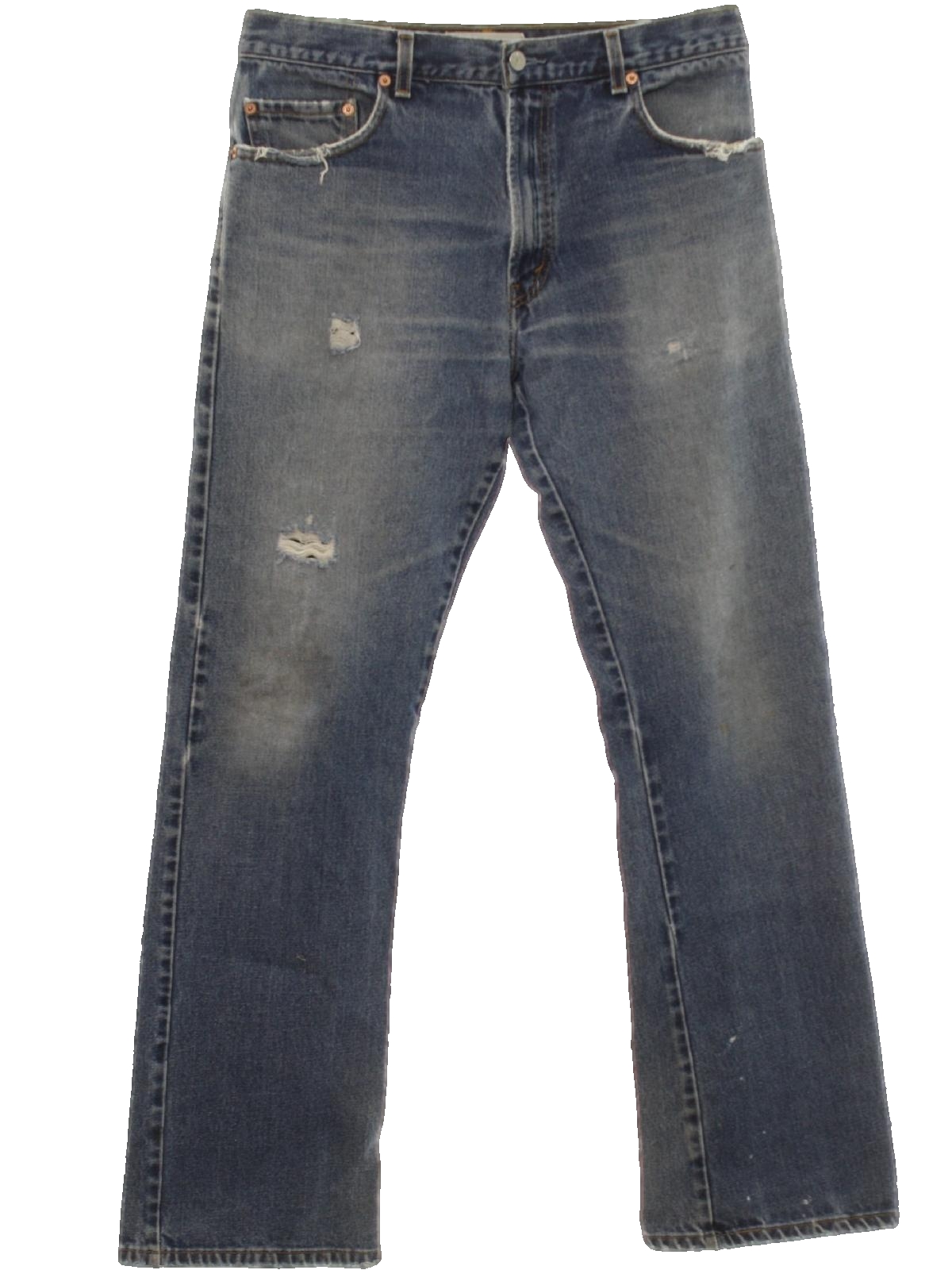 Levis 80's Vintage Flared Pants / Flares: 80s -Levis- Mens faded blue ...