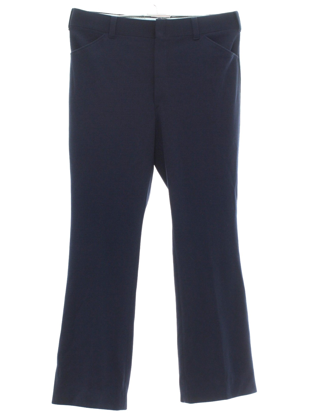 Retro 70's Flared Pants / Flares: 70s -JC Penney- Mens midnight blue ...