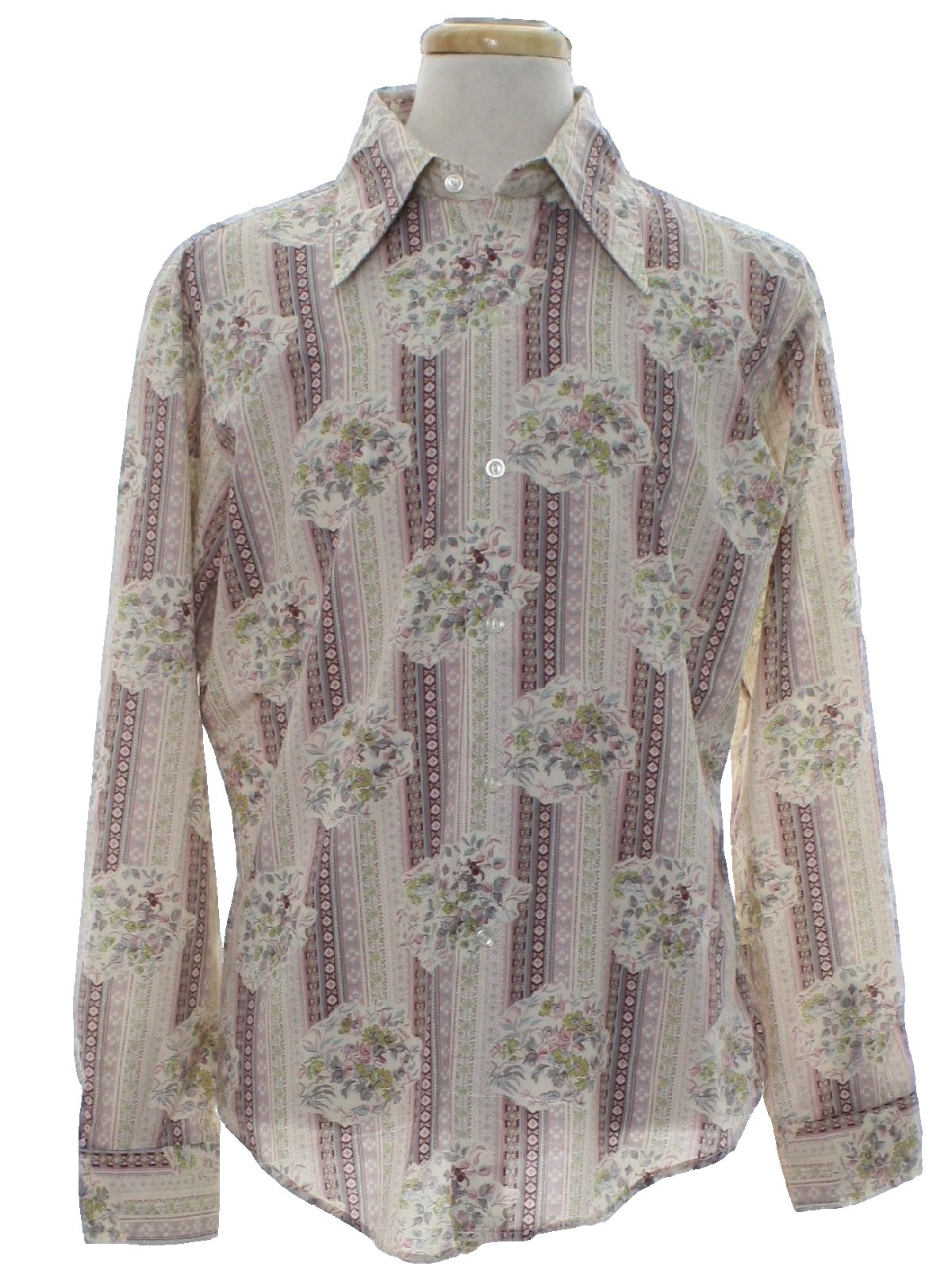 70's Shirt: 70s -Kennington Disney Funky and Groovy Threads- Mens white ...