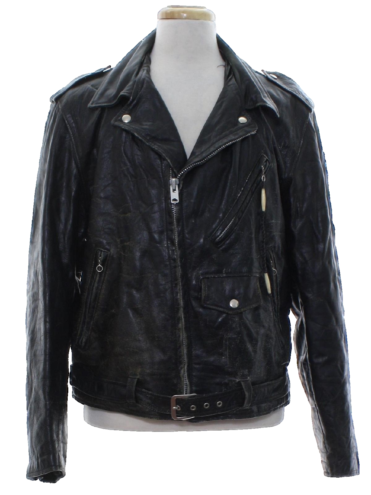 Retro 1970's Leather Jacket (Brent by Montgomery Ward) : 70s -Brent by ...