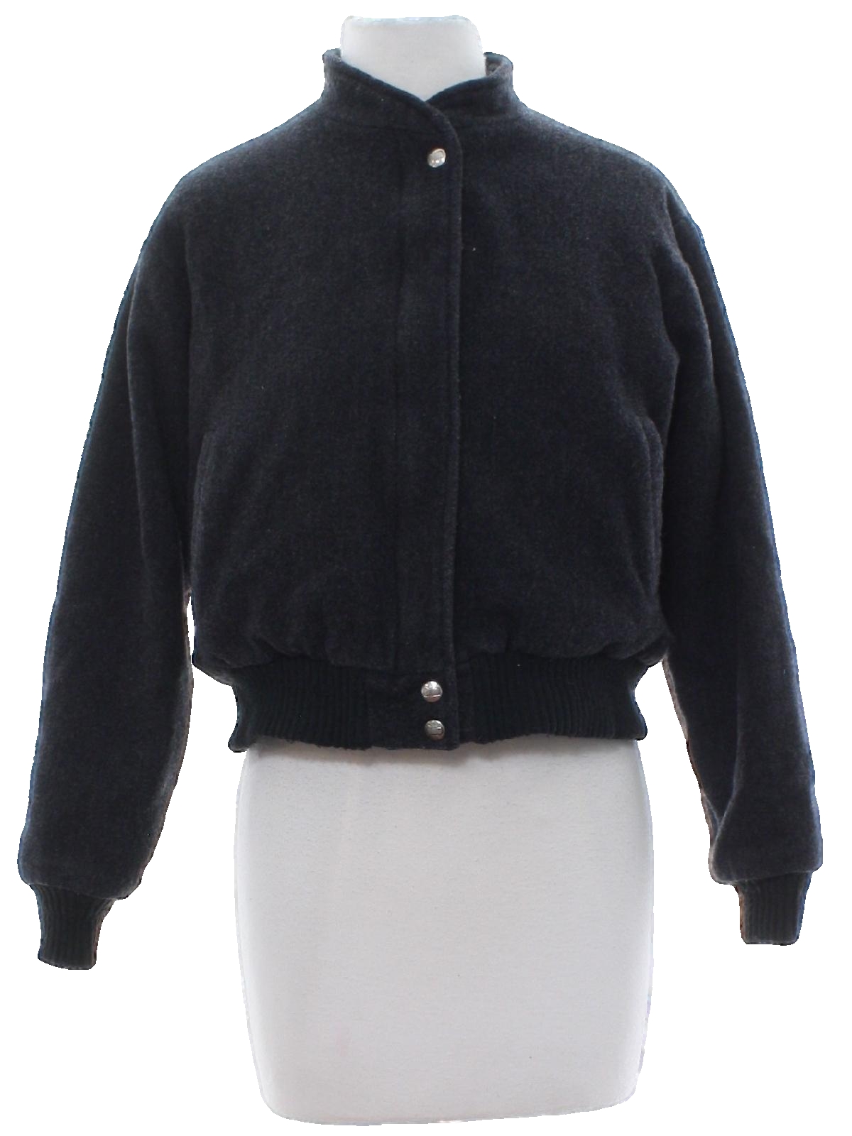 Vintage 1970's Jacket: 70s -The Woolrich Woman- Womens charcoal ...