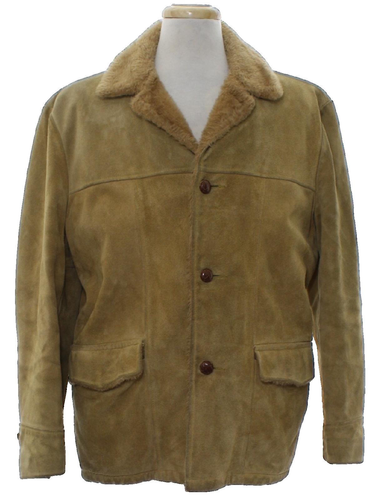 1960's Sears Oakbrook Sportswear Mens Leather Coat Jacket