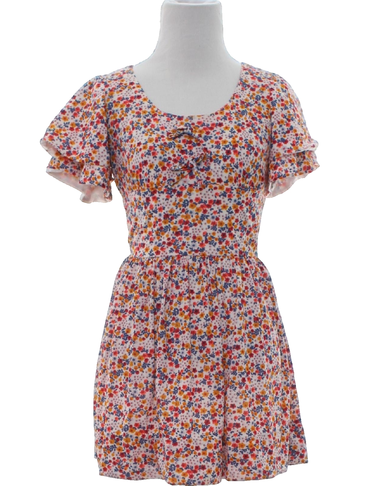 Vintage Home Sewn Sixties Mini Dress: 60s -Home Sewn- Petite Womens or ...