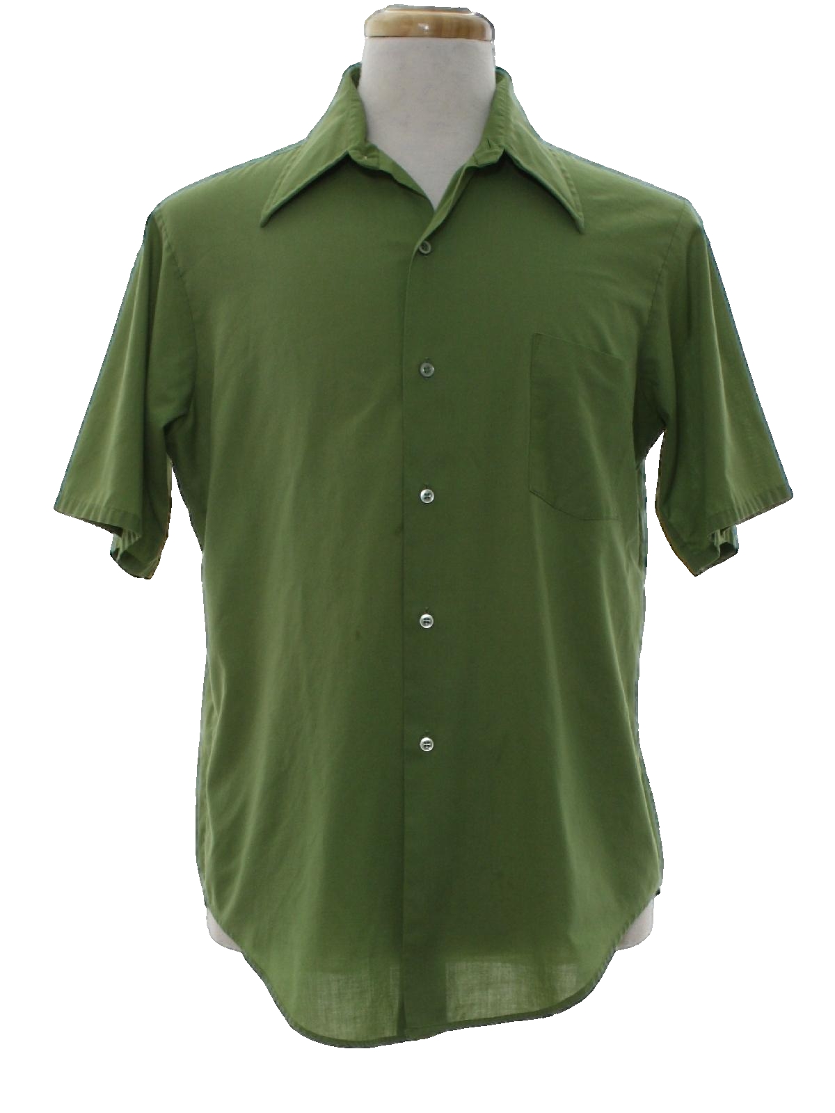 Vintage Cranbrook Seventies Shirt: 70s -Cranbrook- Mensolive polyester ...