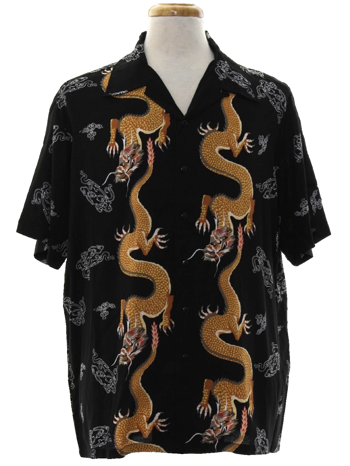 dragon button shirt