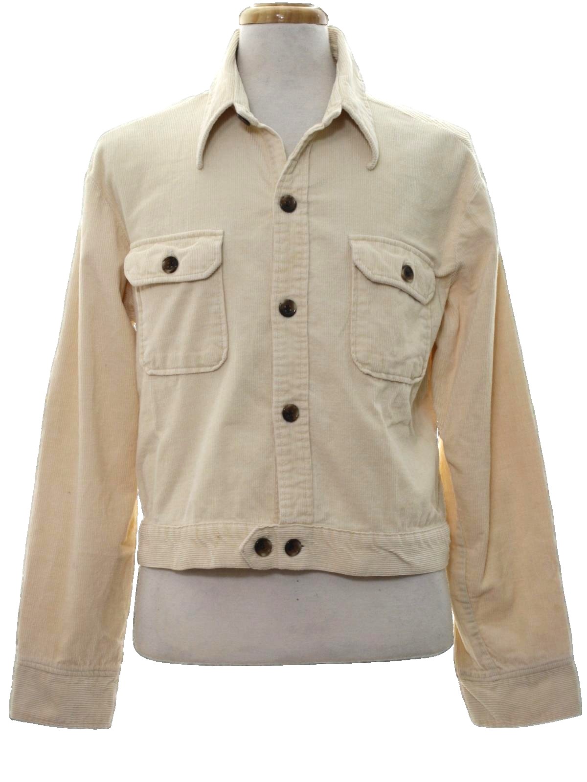 70's Levis Panatela Jacket: 70s -Levis Panatela- Mens ivory cotton ...