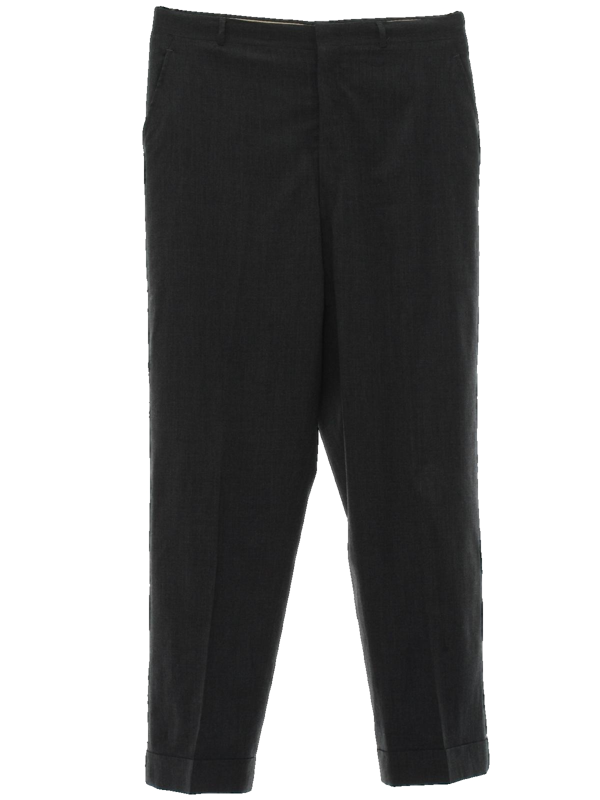 Crease Gard 60's Vintage Pants: 60s -Crease Gard- Mens charcoal gray ...