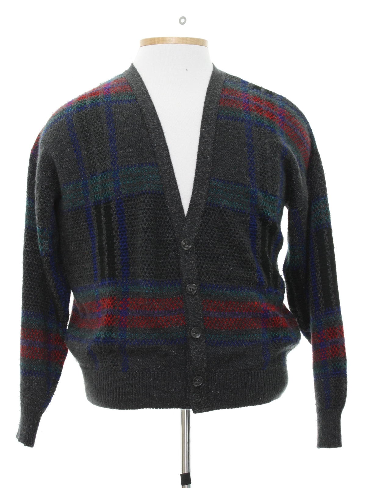 1980s Vintage Caridgan Sweater: Late 80s or Early 90s -Jantzen- Mens ...