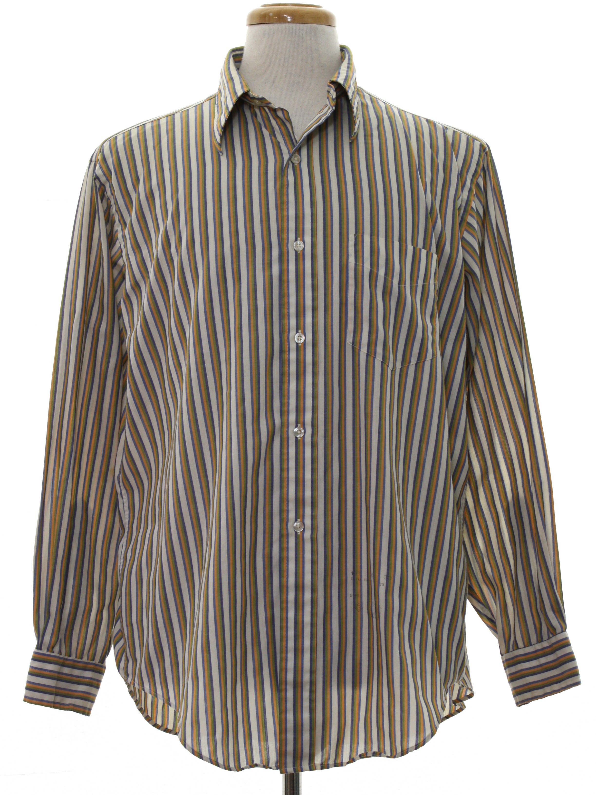 1970's Shirt (Gant Shirtmakers): 70s -Gant Shirtmakers- Mens white ...