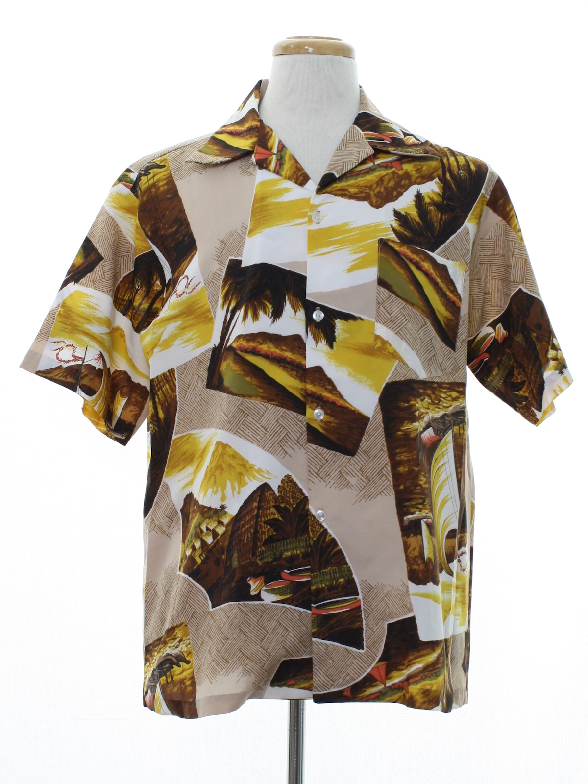 1970's Hawaiian Shirt (Tropicana Hawaii): 70s -Tropicana Hawaii- Mens ...