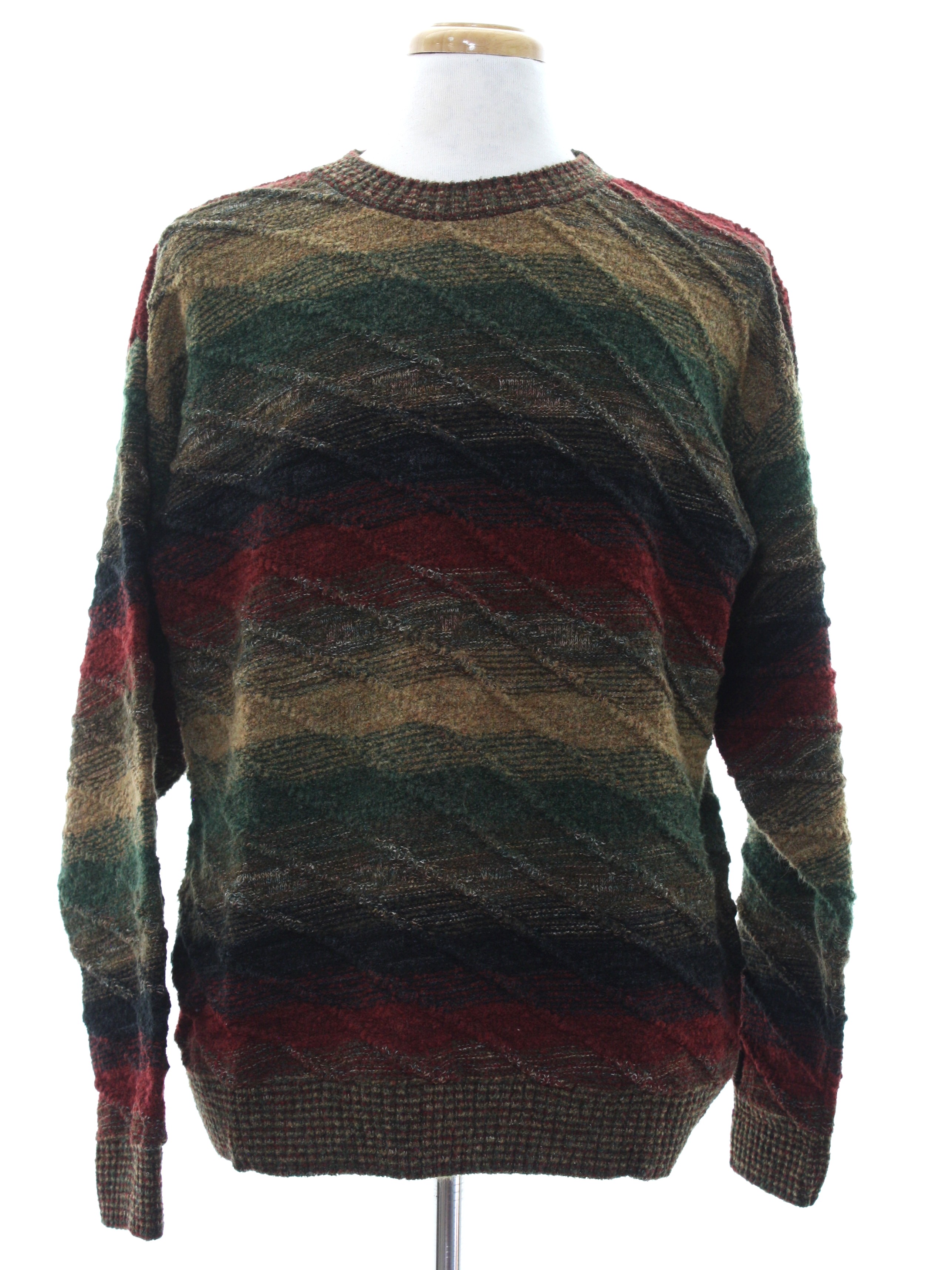 Eighties Vintage Sweater: 80s style -Protege Collection- Mens heather ...