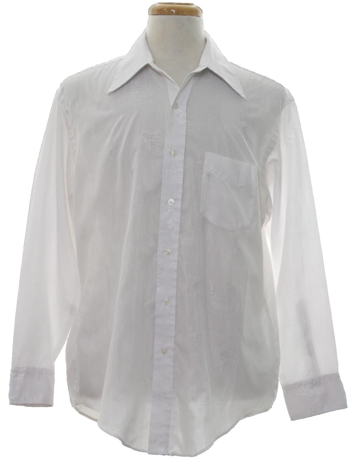 Retro 70s Shirt (JC Penney) : 70s -JC Penney- Mens white background ...