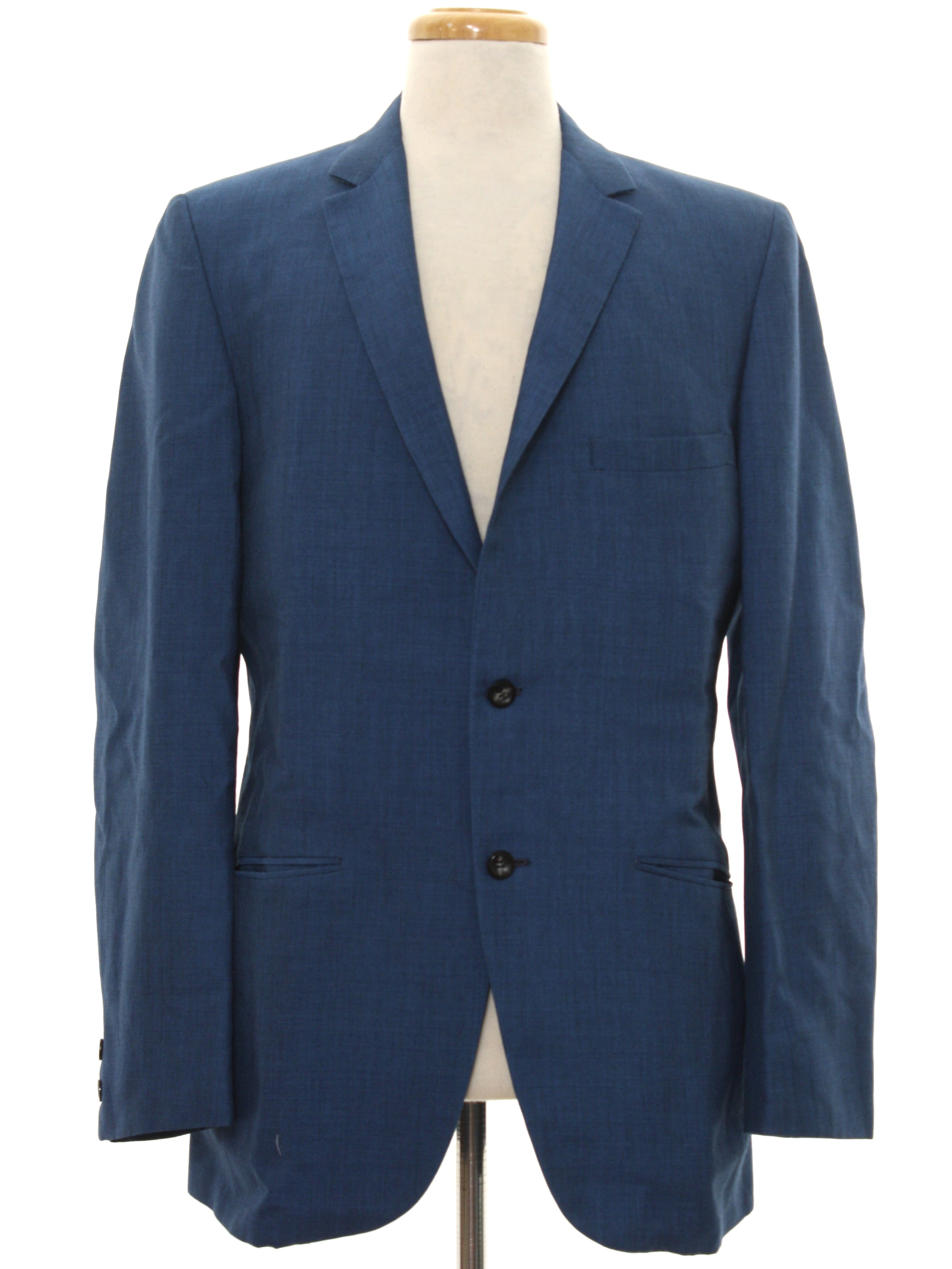 Vintage Dorchester Sixties Jacket: 60s -Dorchester- Mens hazy blue and ...
