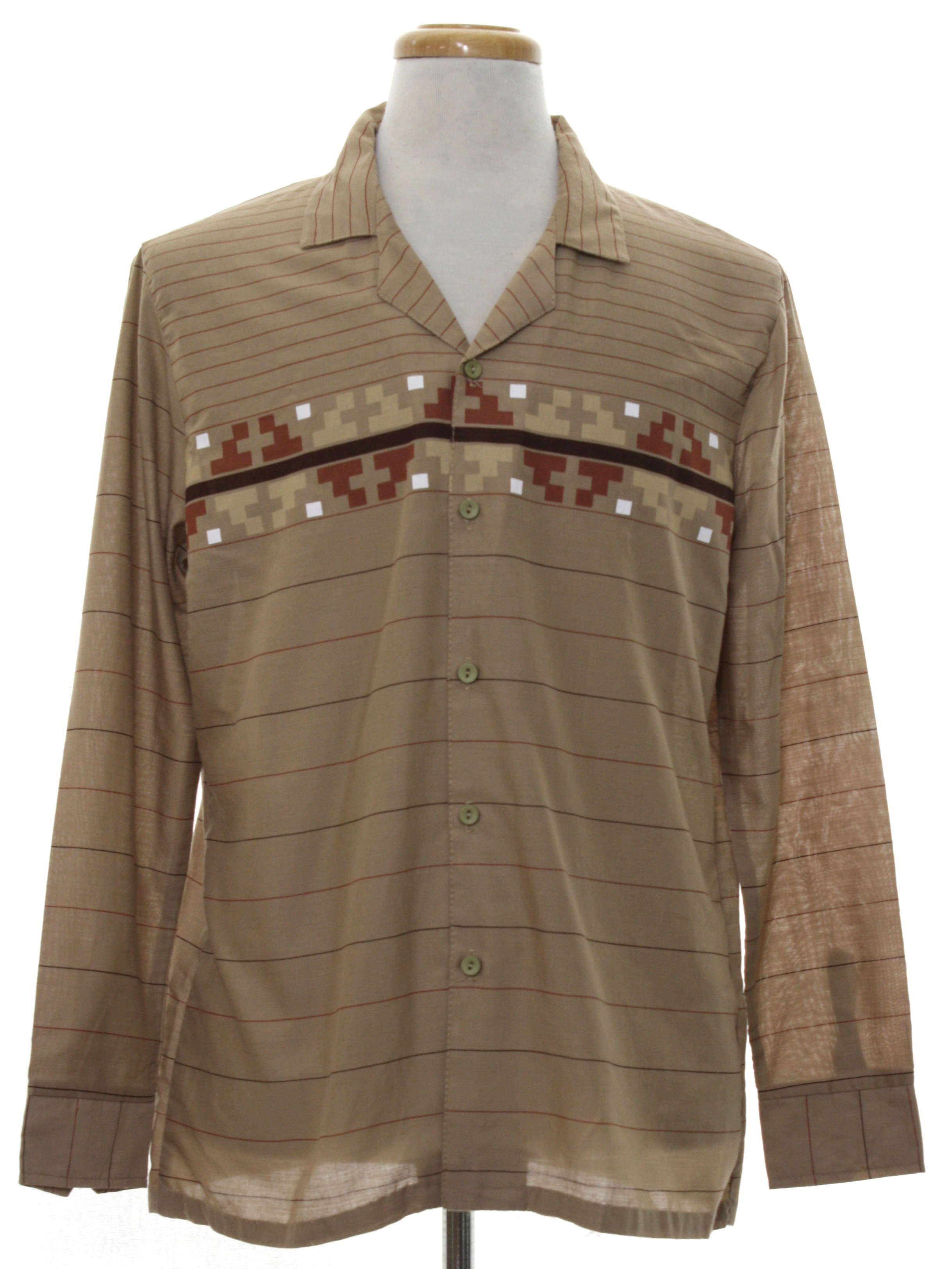 1960's Retro Shirt: 60s style (made in late 70s or early 80s ...