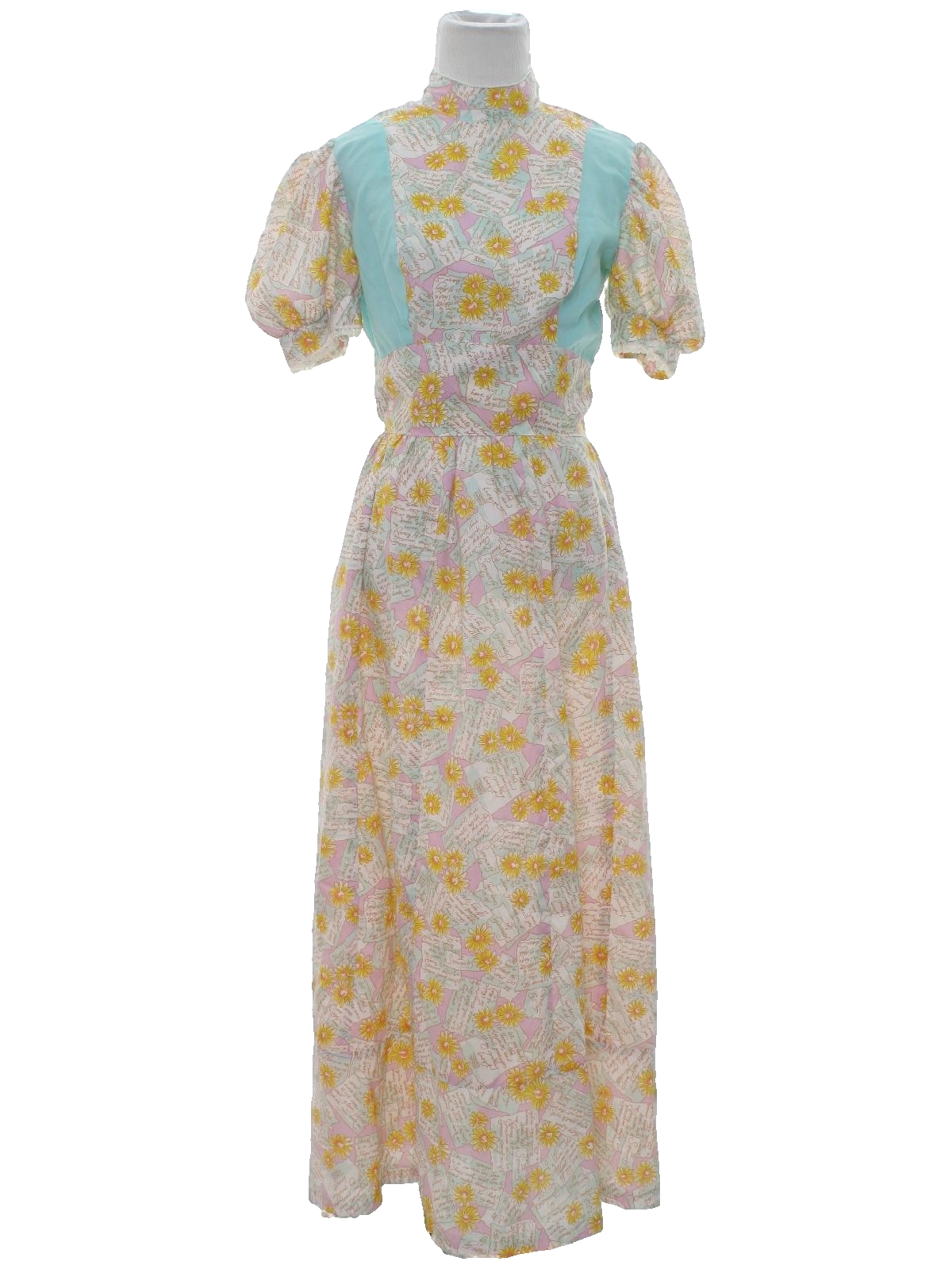 1960 s Hippie Prairie Dress