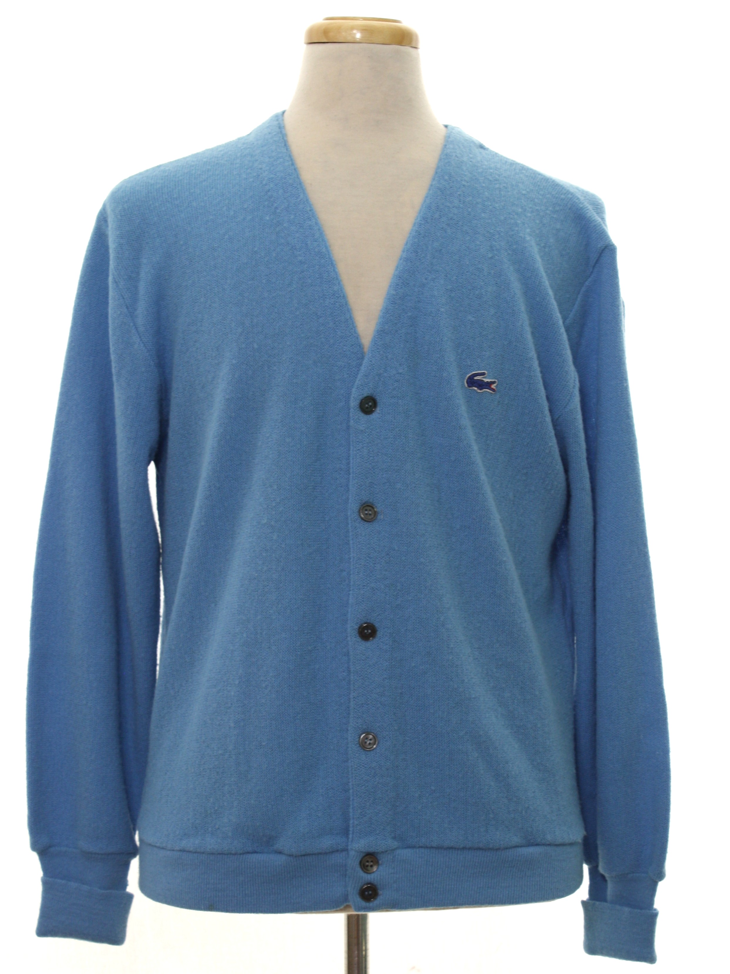 Seventies Izod Lacoste Caridgan Sweater: 70s -Izod Lacoste- Mens light ...