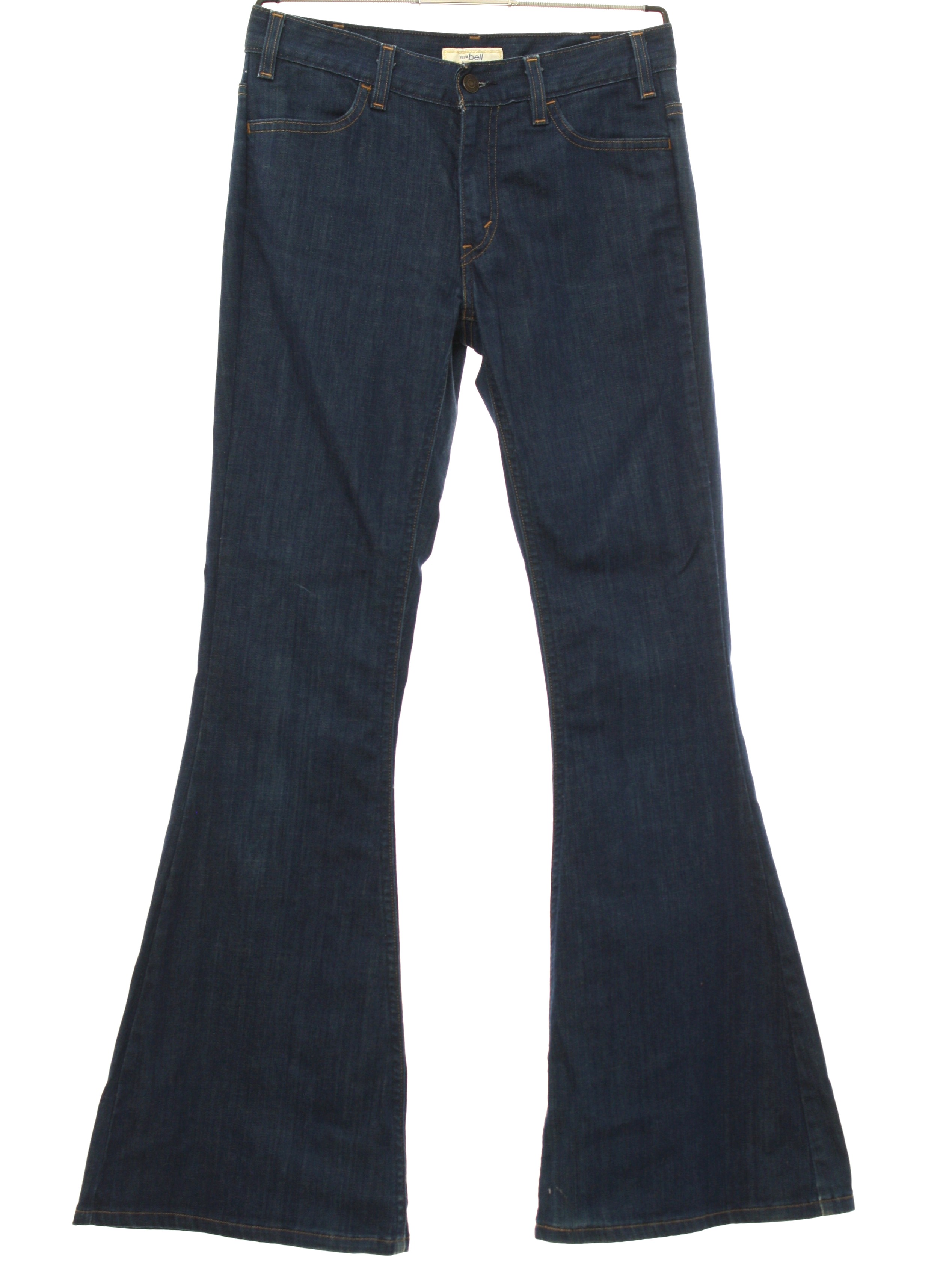 70s Retro Bellbottom Pants: 70s style (made in 90s) -Levis, 1974 Bell ...