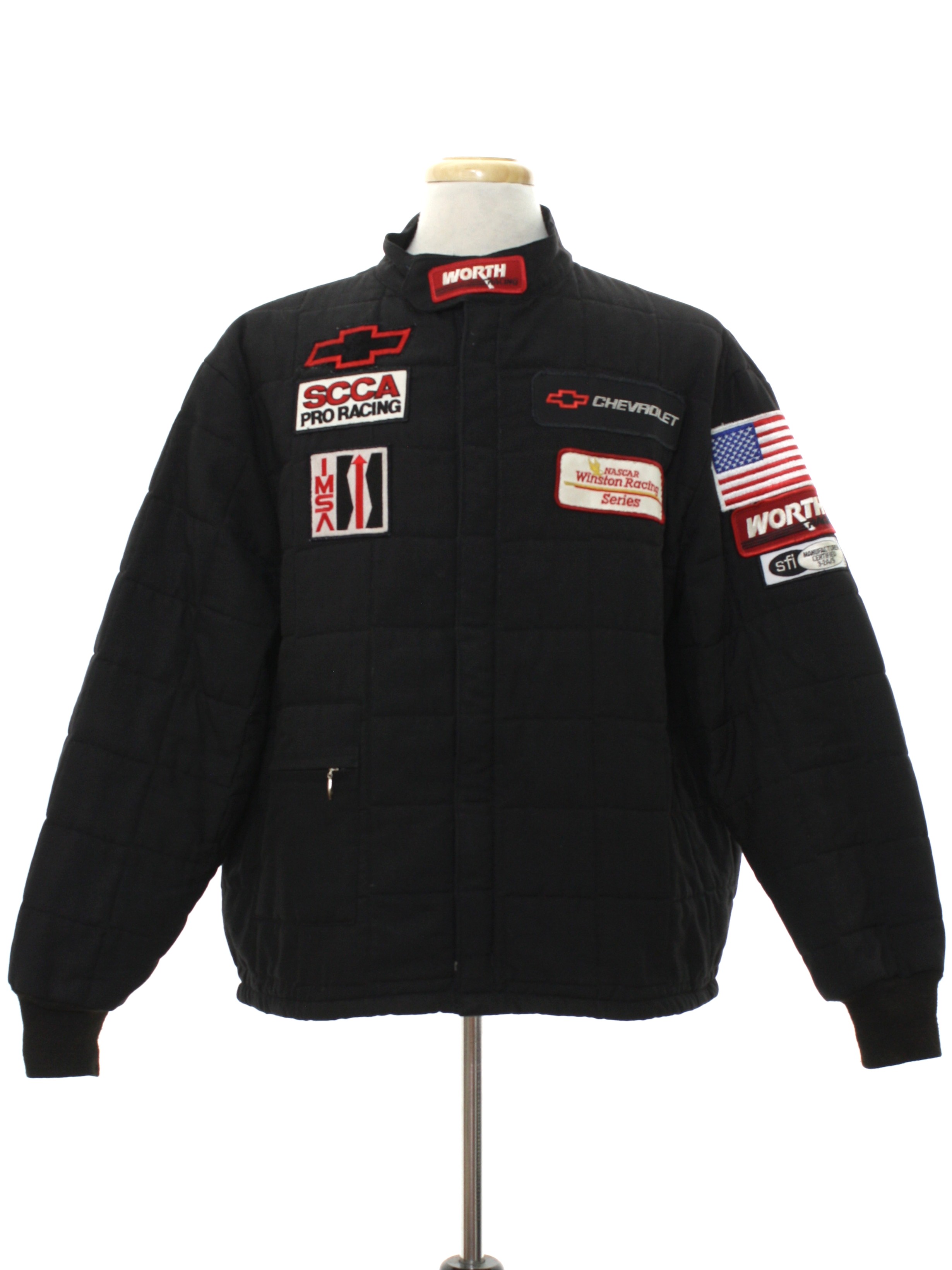 Vintage Worth Racing 1980s Jacket: Late 80s or Early 90s