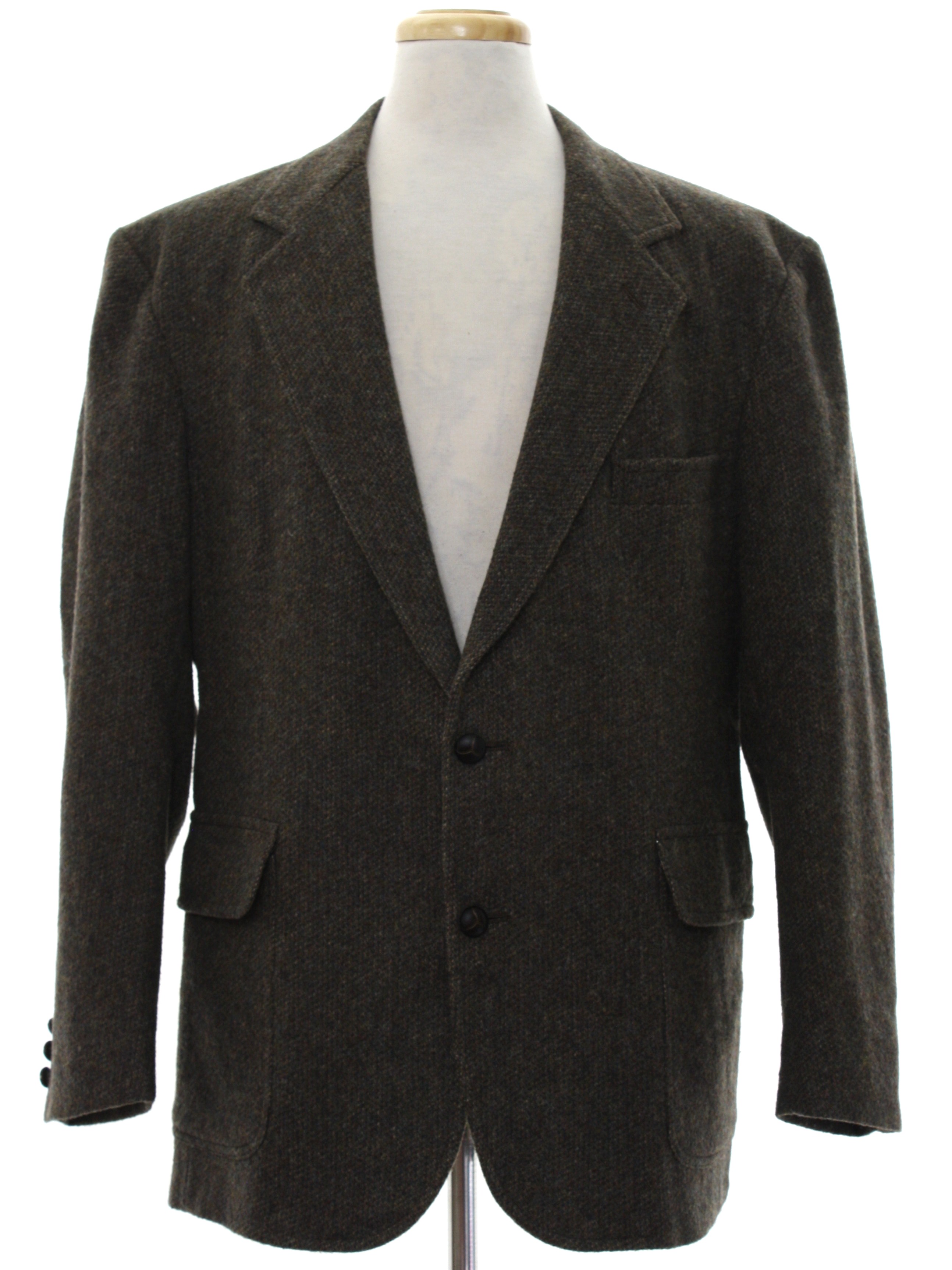 Vintage Pendleton Eighties Jacket: 80s -Pendleton- Mens heathered brown ...