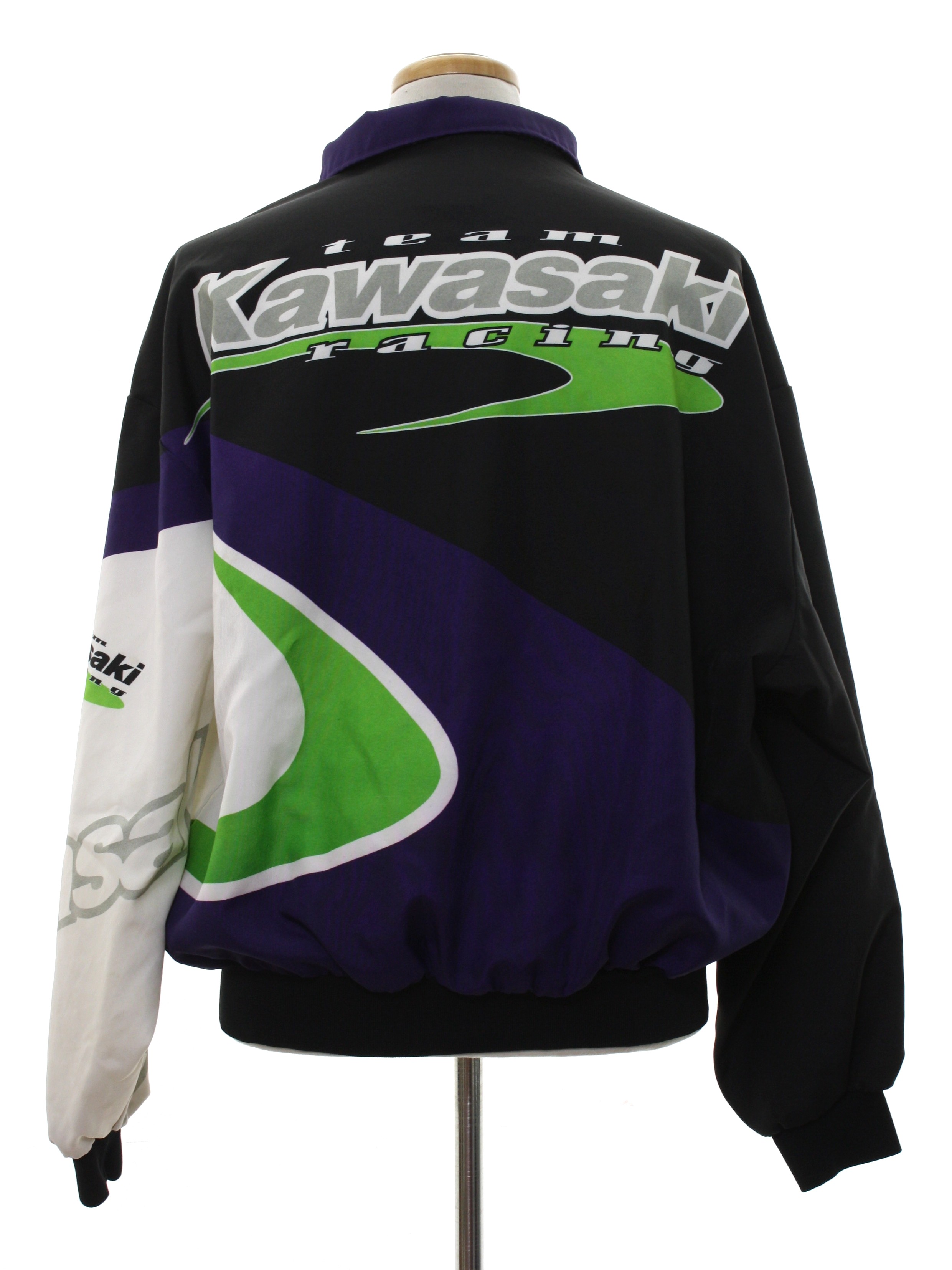 1990s Swingster Jacket: 90s -Swingster- Mens white, dark