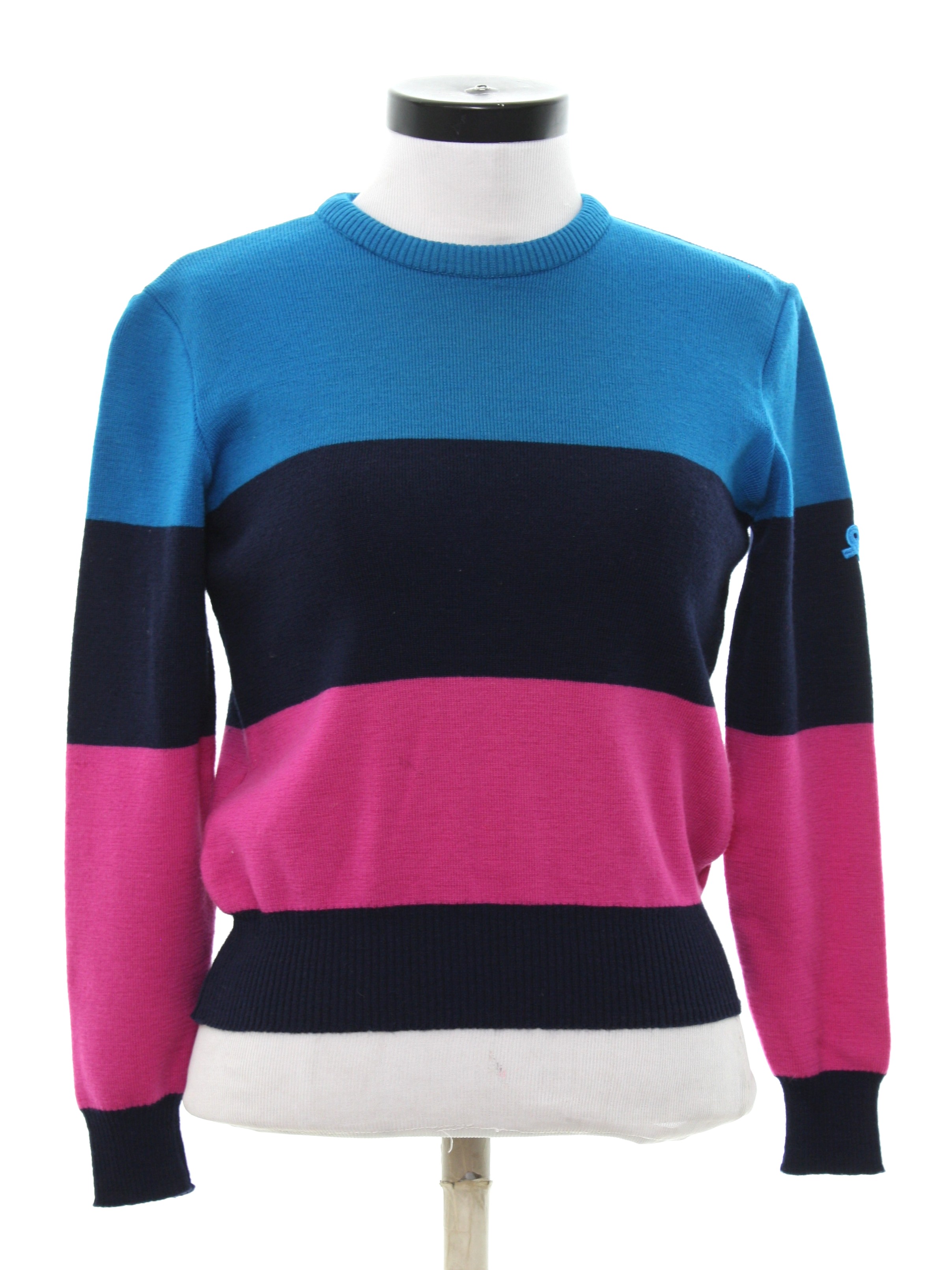 80's Vintage Sweater: 80s -Demetre, designer- Womens navy blue ...