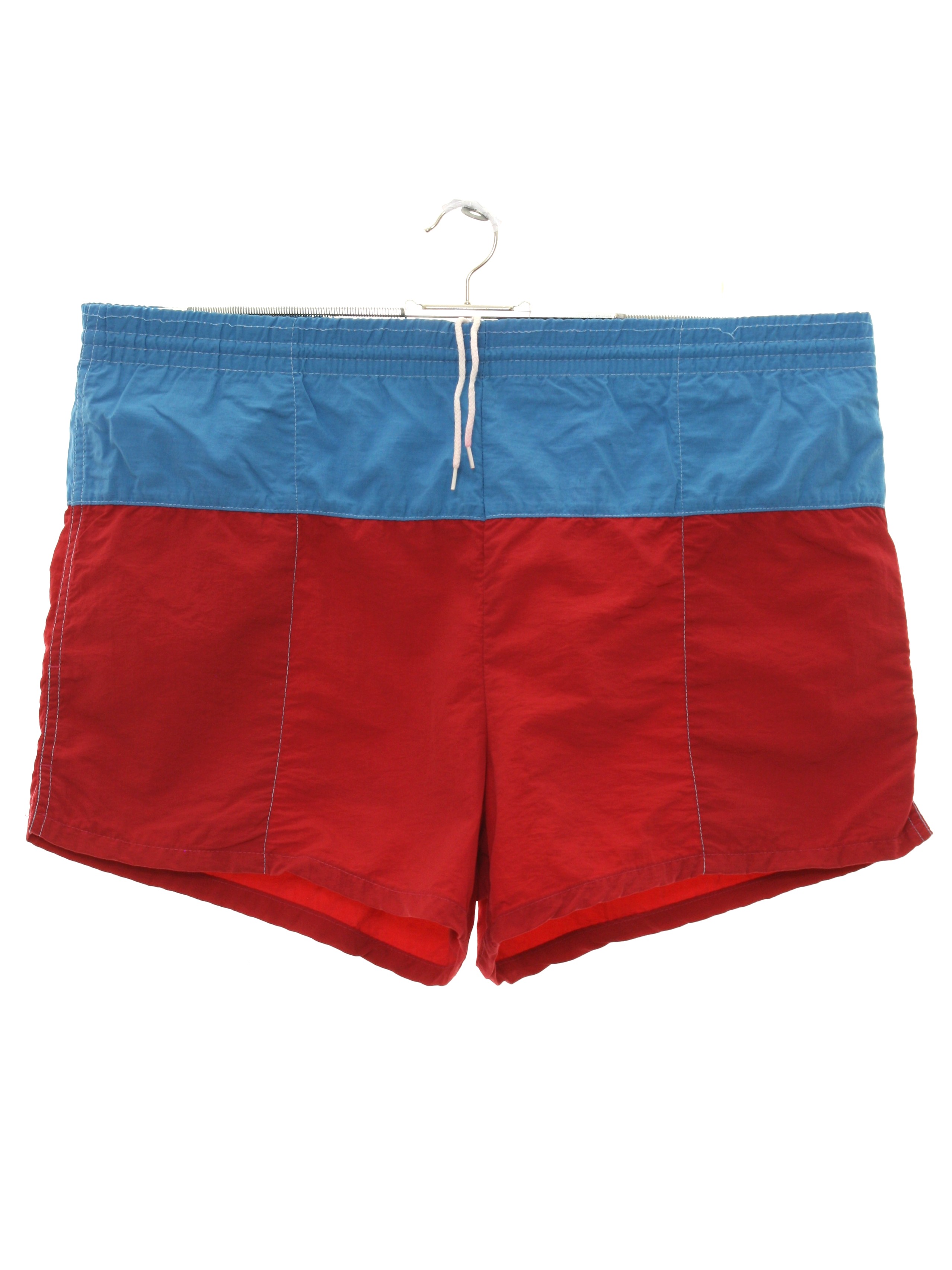 Swimsuit/Swimwear: (made in 90s) -Lands End- Mens sky blue and red ...