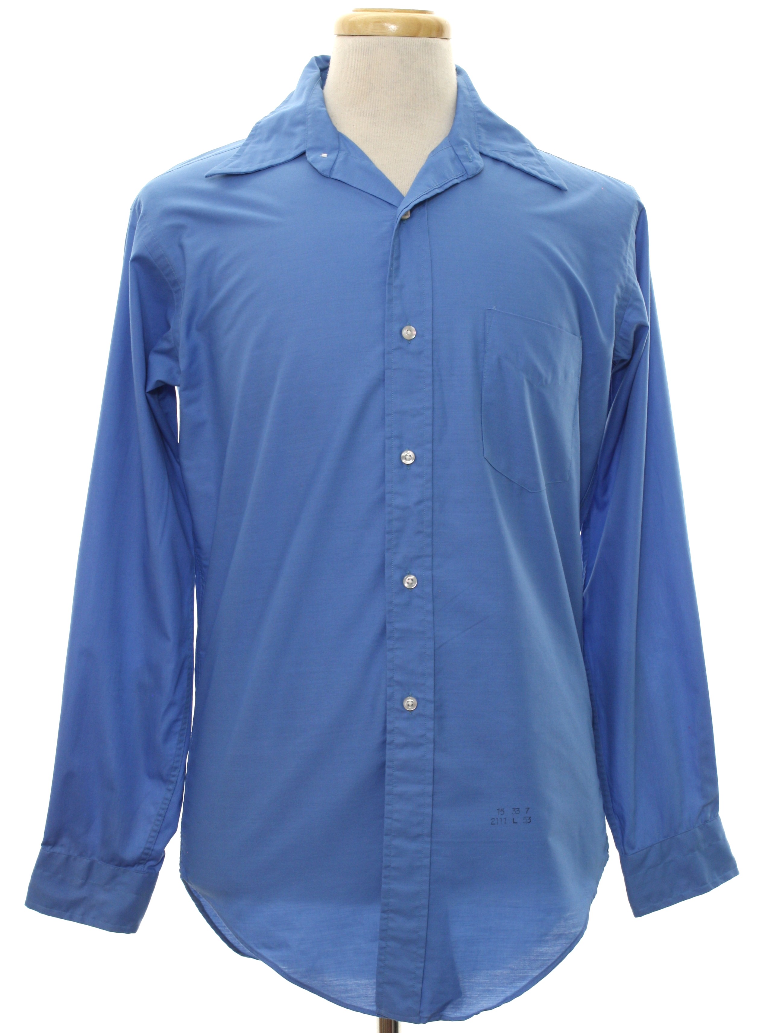Retro 1970's Shirt (Gant shirtmakers) : 70s -Gant shirtmakers- Mens sky ...