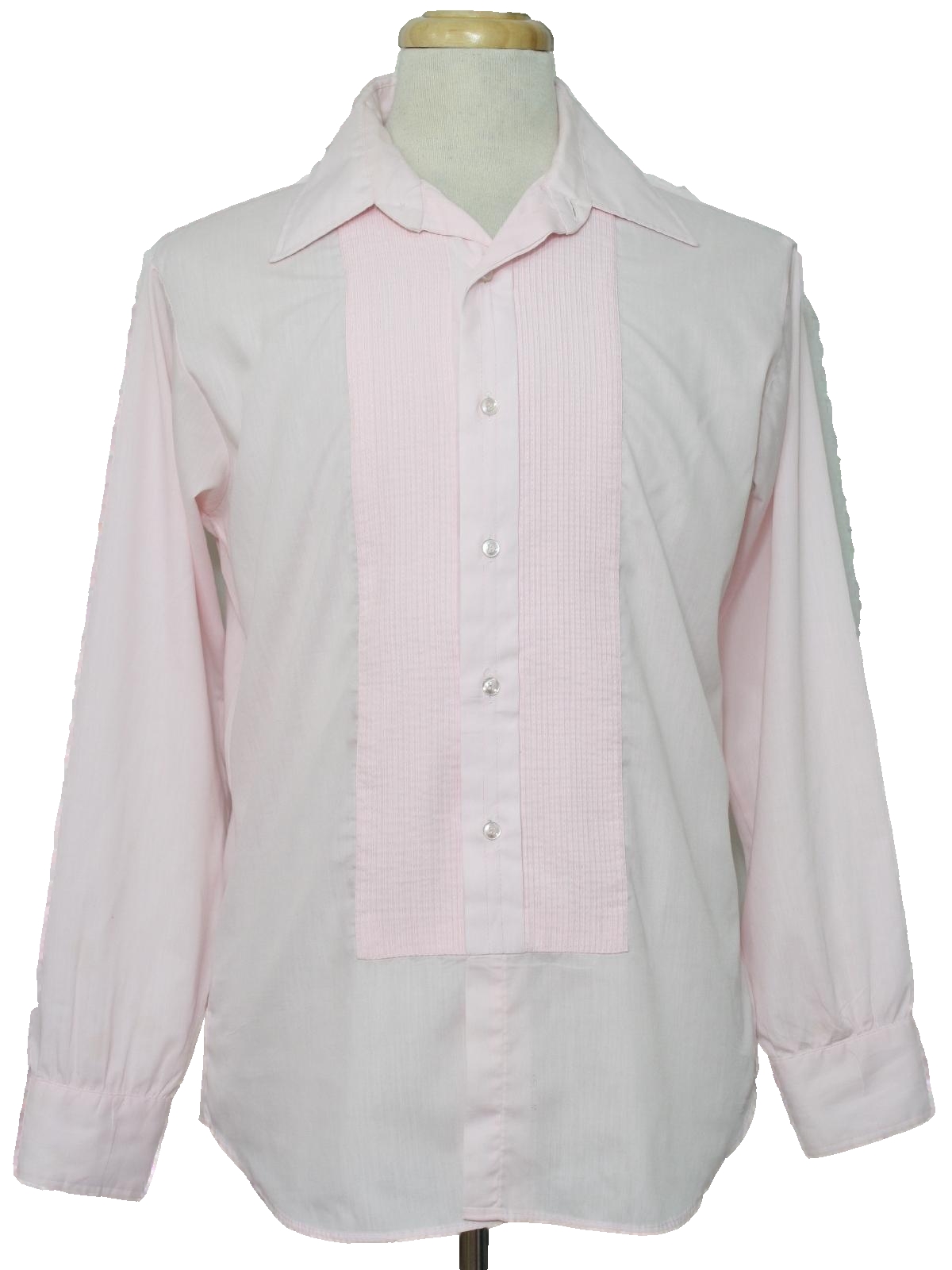 Eighties Vintage Shirt: 80s -L and M Fashions- Mens light pink ...
