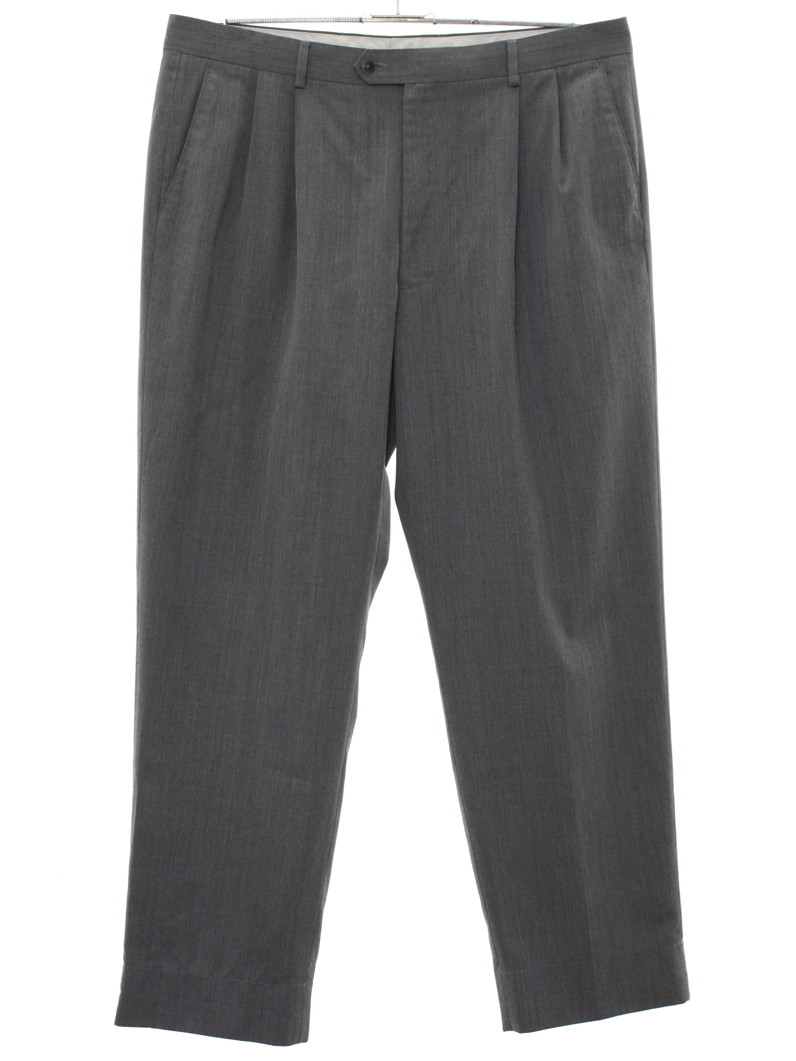 80's Joseph and Feiss Pants: 80s -Joseph and Feiss- Mens gray heather ...