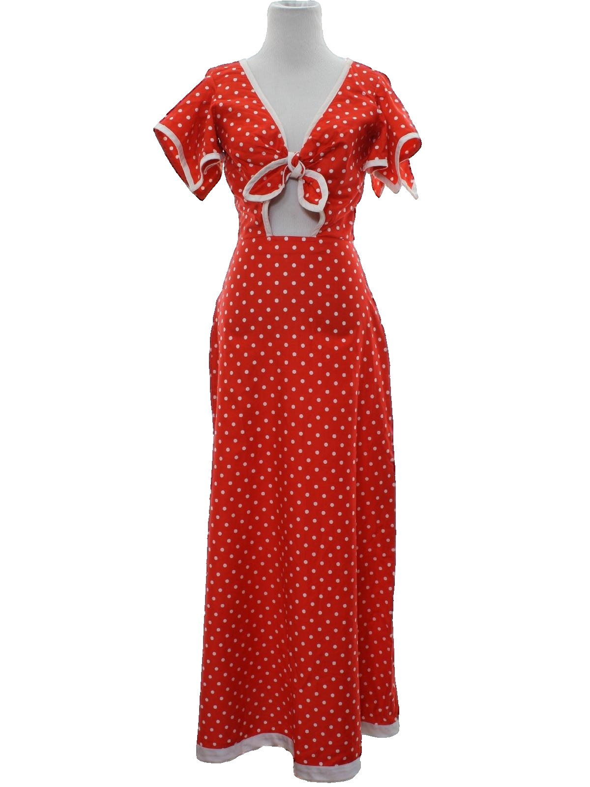 Jersey Girl Eighties Vintage Dress: Early 80s -Jersey Girl- Womens red ...