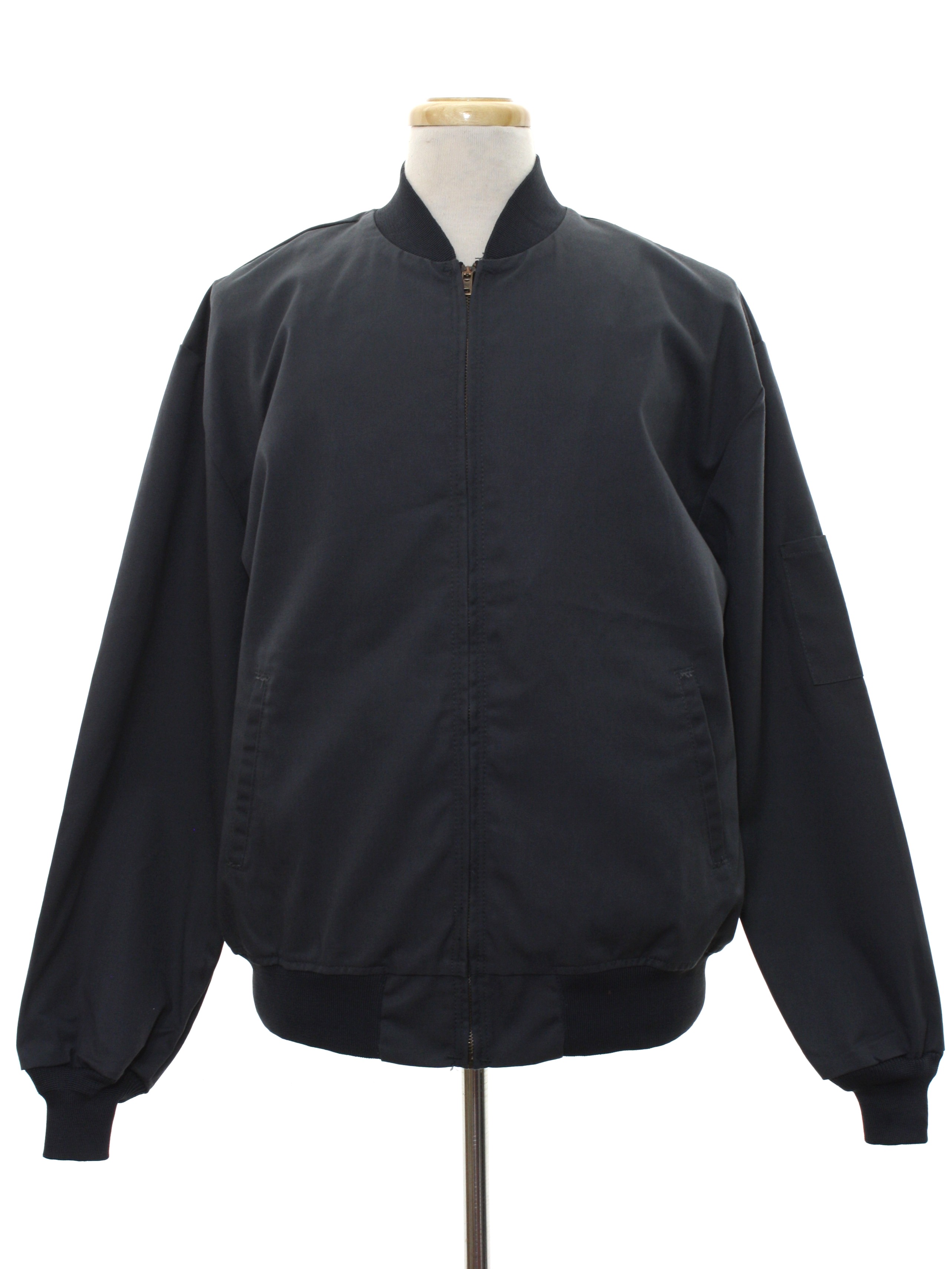 Eighties Vintage Jacket: Late 80s or Early 90s -Red Kap- Mens dark grey ...