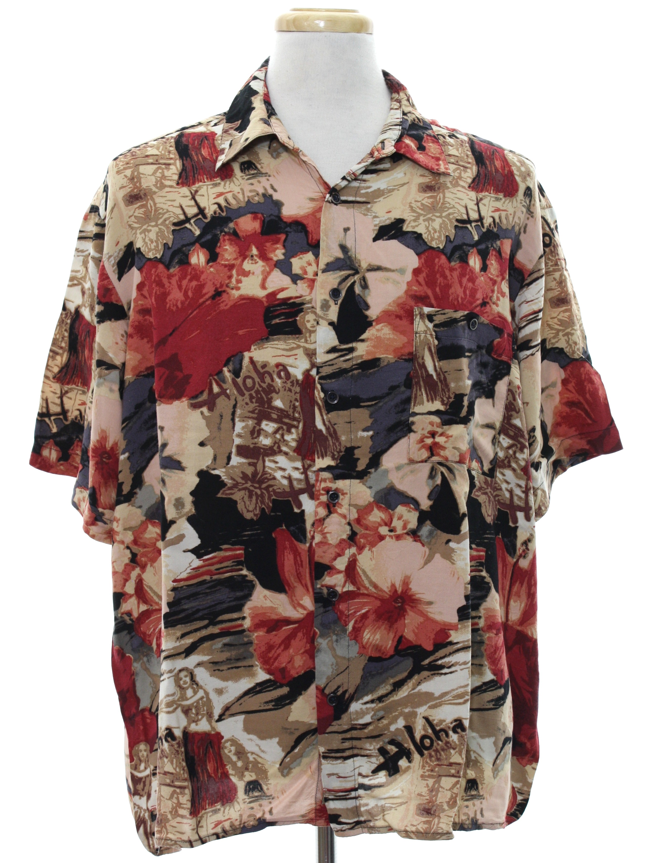 90s Shirt (Natural Issue): 90s -Natural Issue- Mens light peach ...