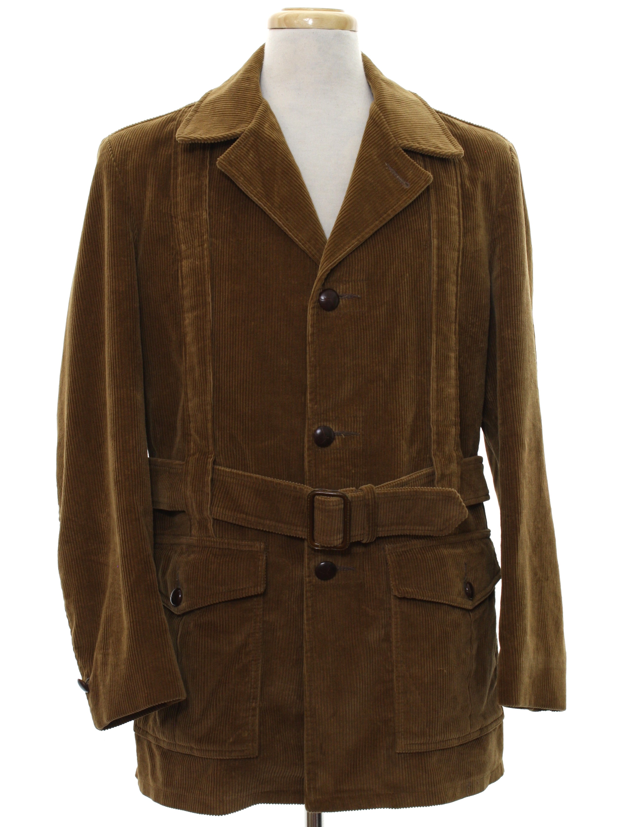 60's Lakeland Jacket 60s Lakeland Mens brown background cotton