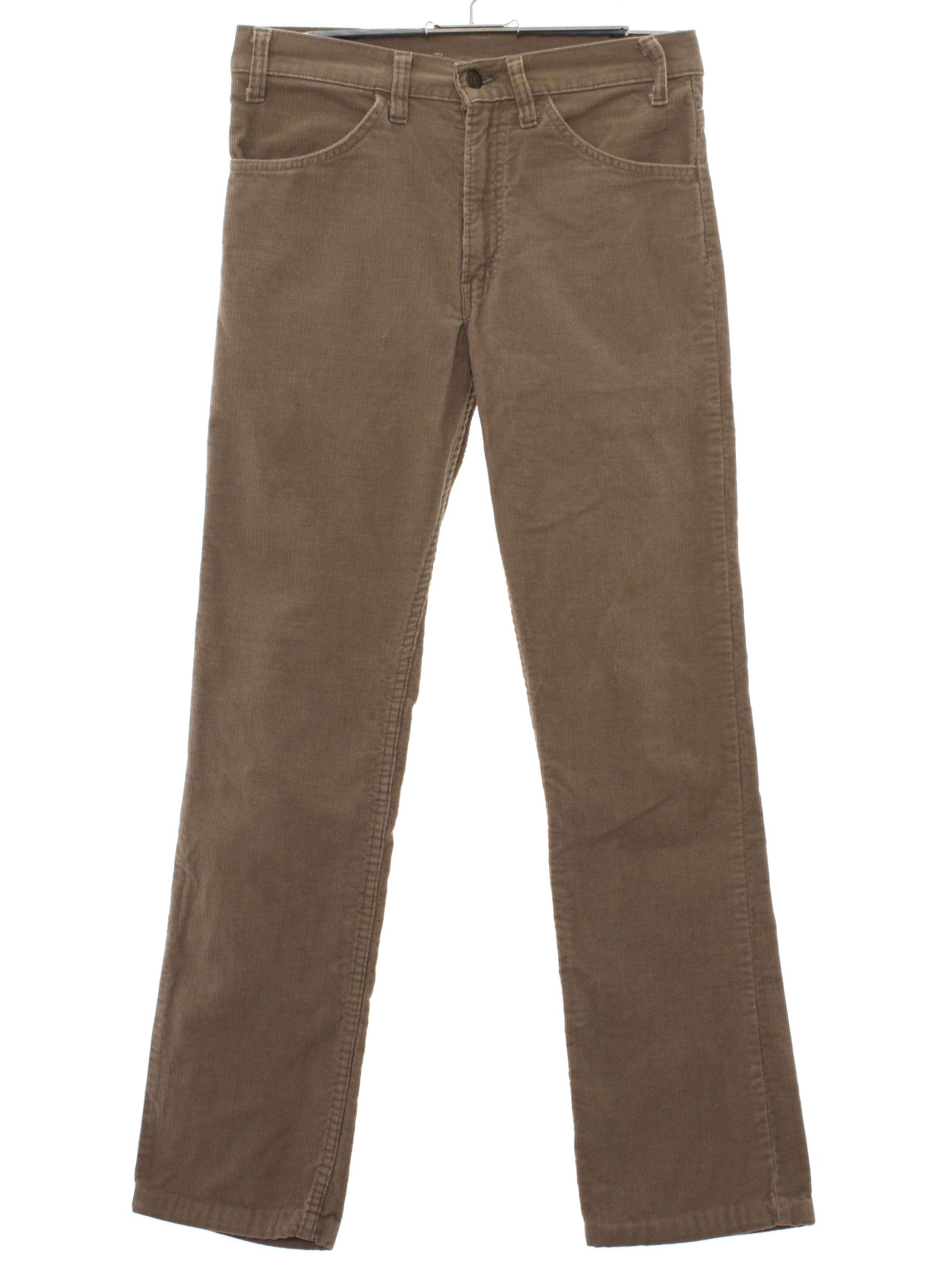 Retro 1980's Pants (Levis) : 80s -Levis- Mens tan cotton corduroy flat ...