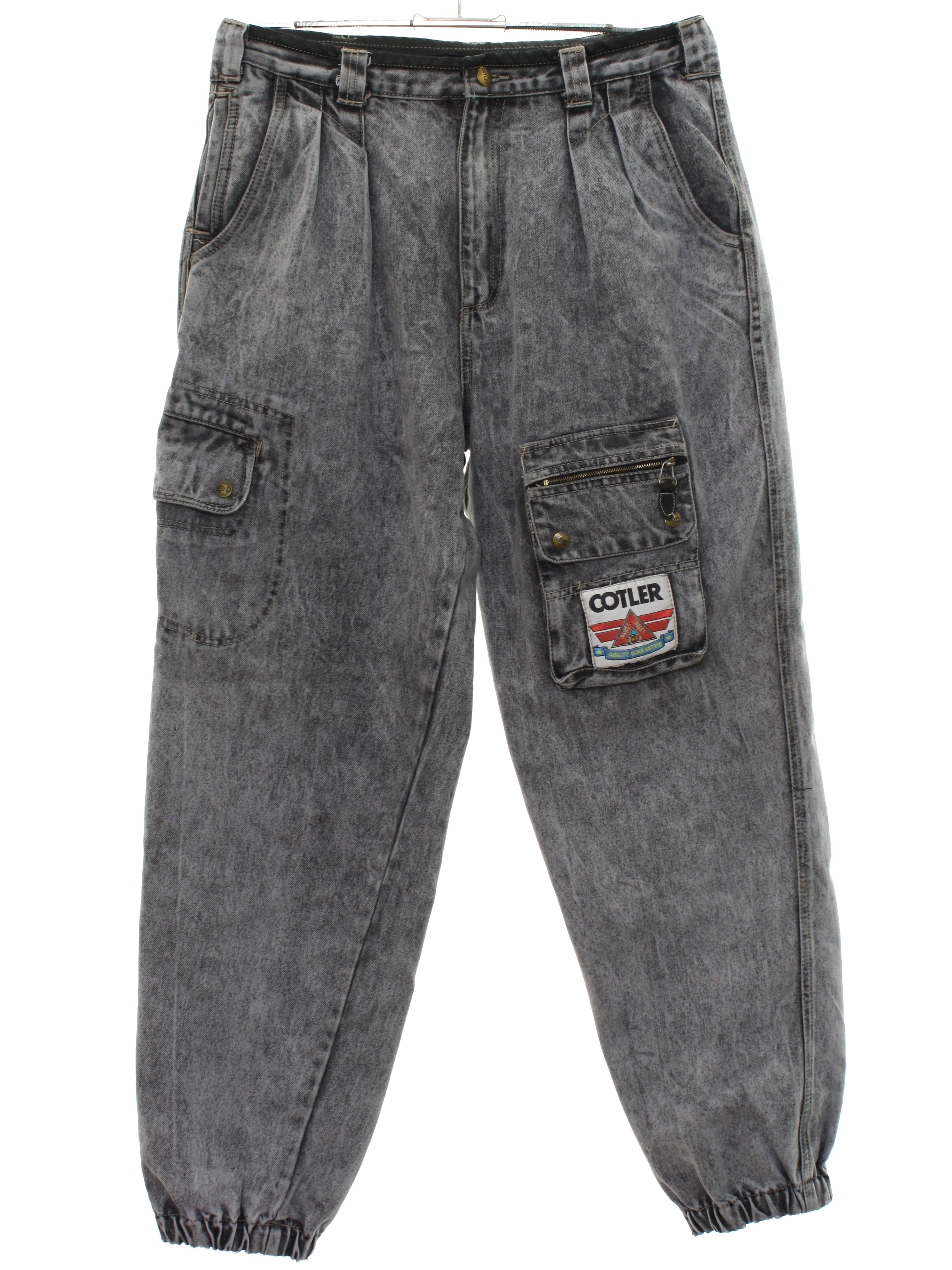 acid wash baggy jeans