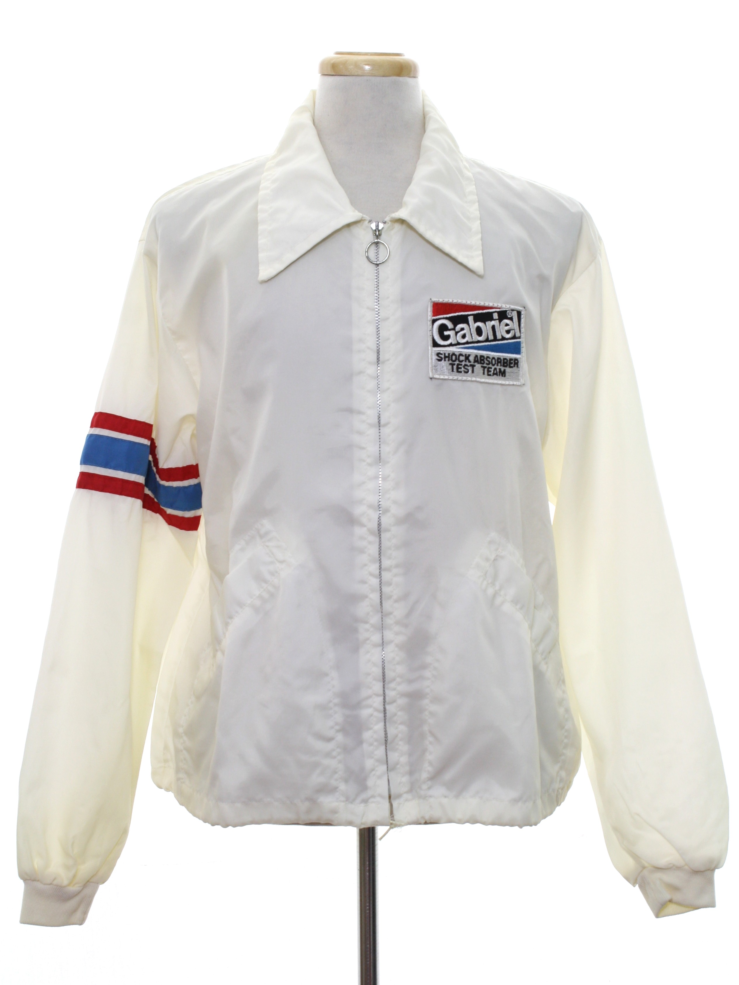 Retro 1970's Jacket (Missing Label) : 70s -Missing Label- Mens white ...