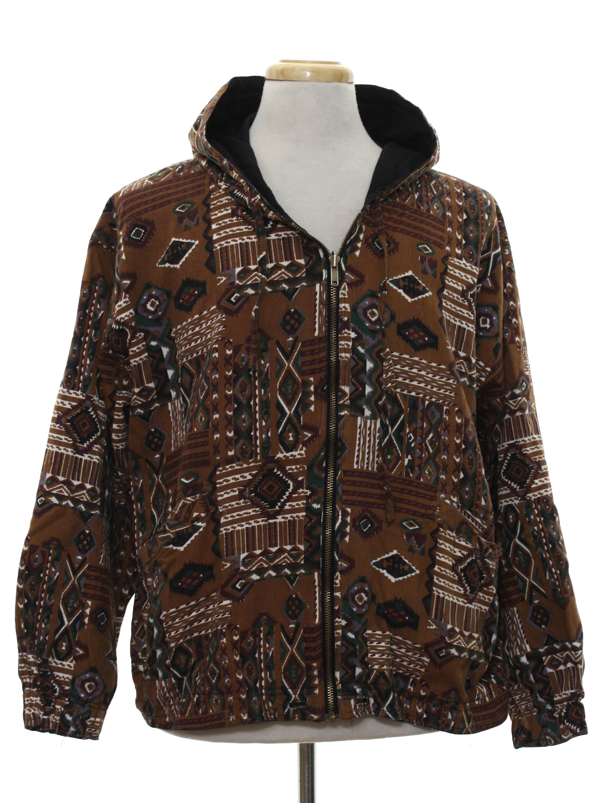 80s Jacket (Ride): Late 80s or Early 90s -Ride- Mens brown background ...